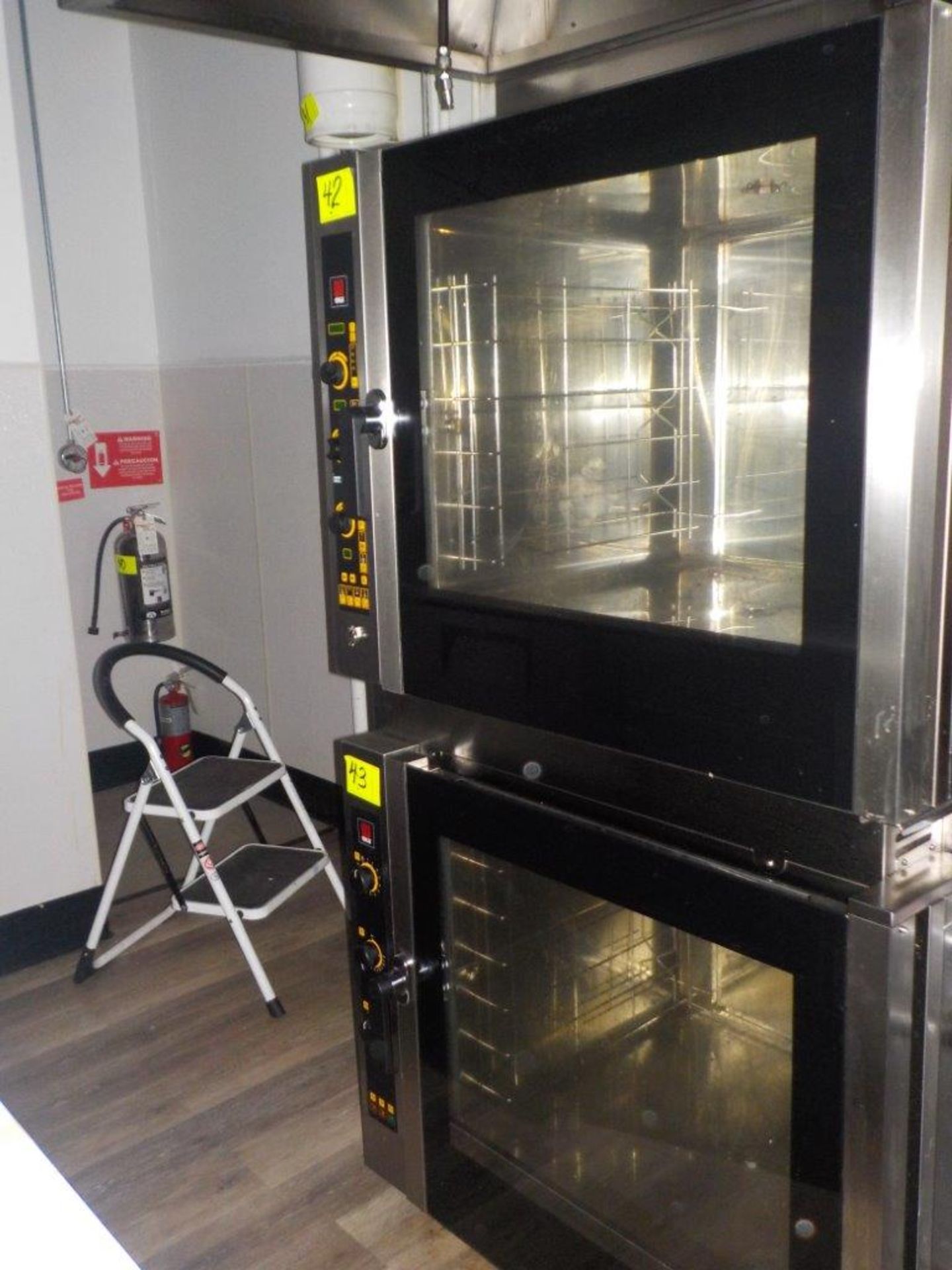 Convection Ovens, with Steam, EKA Model EKFA 664 UD, (E 664UD1021) 208/240V,  3 Ph.( Italy) (Subject