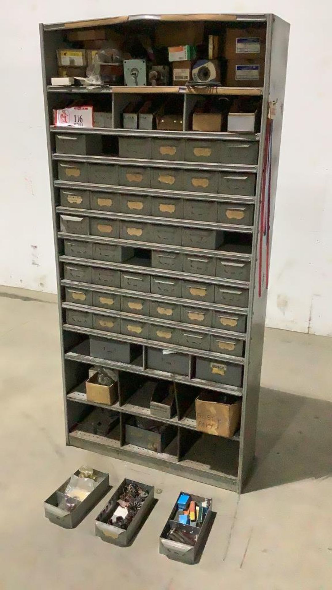 Assorted Parts Cabinet-