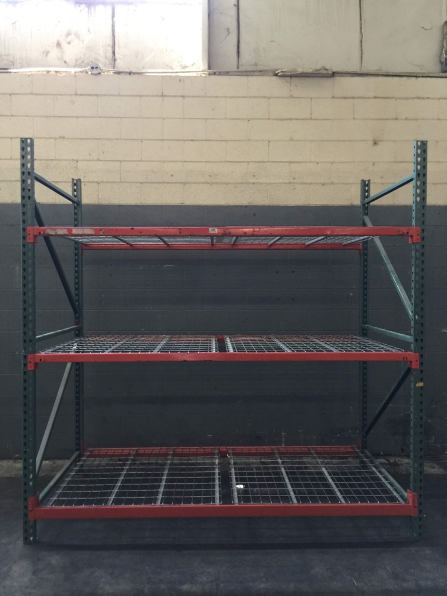 Teardrop Pallet Rack Section 102" x 48"