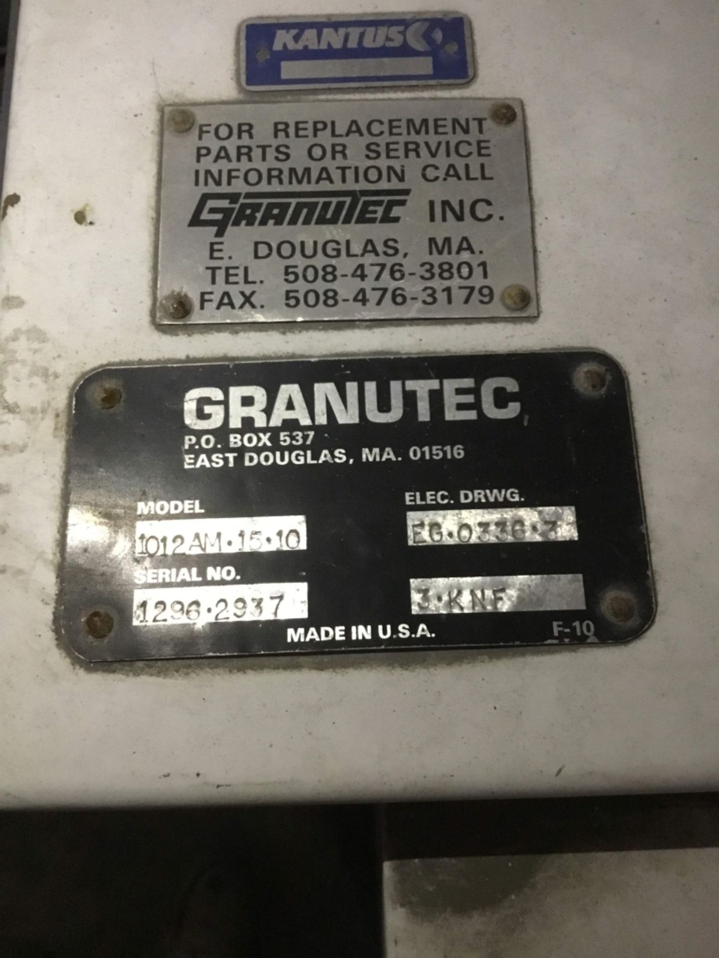 Granutec 1012AM-15-10 Granulator- - Image 5 of 7