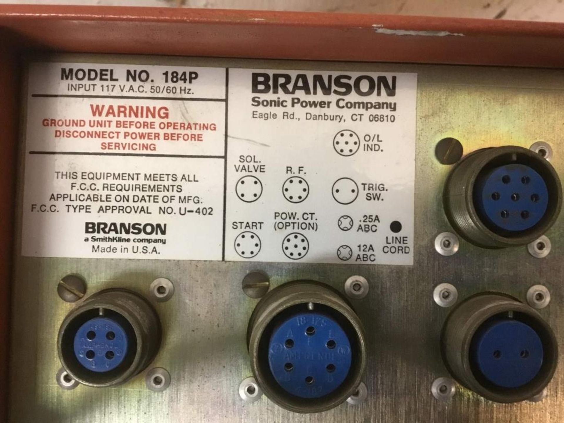 Branson Sonic Power Company Actuator 801L - Image 15 of 17