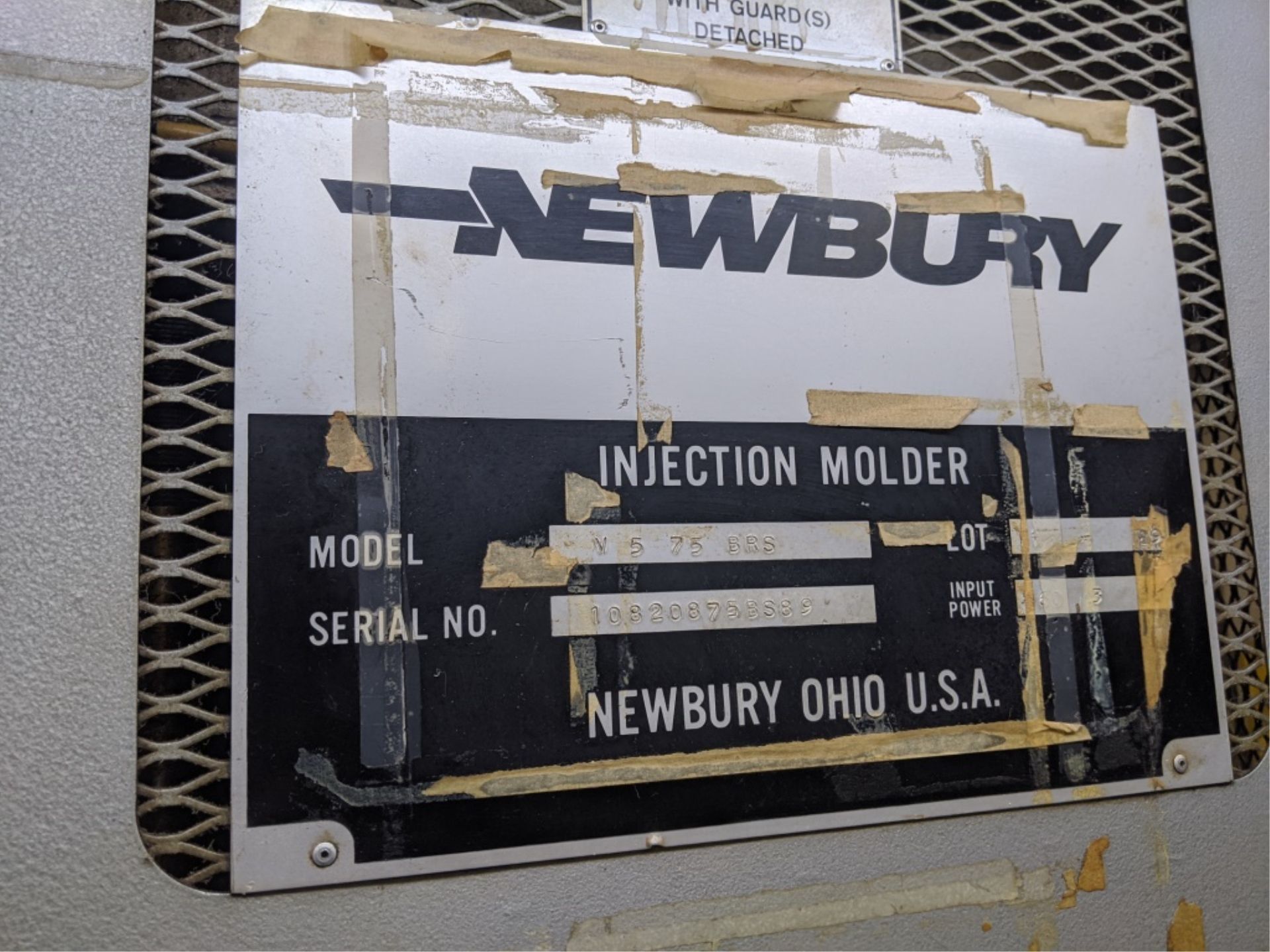 75 Ton Injection Molder Newbury V5-75-BRS- - Image 3 of 9