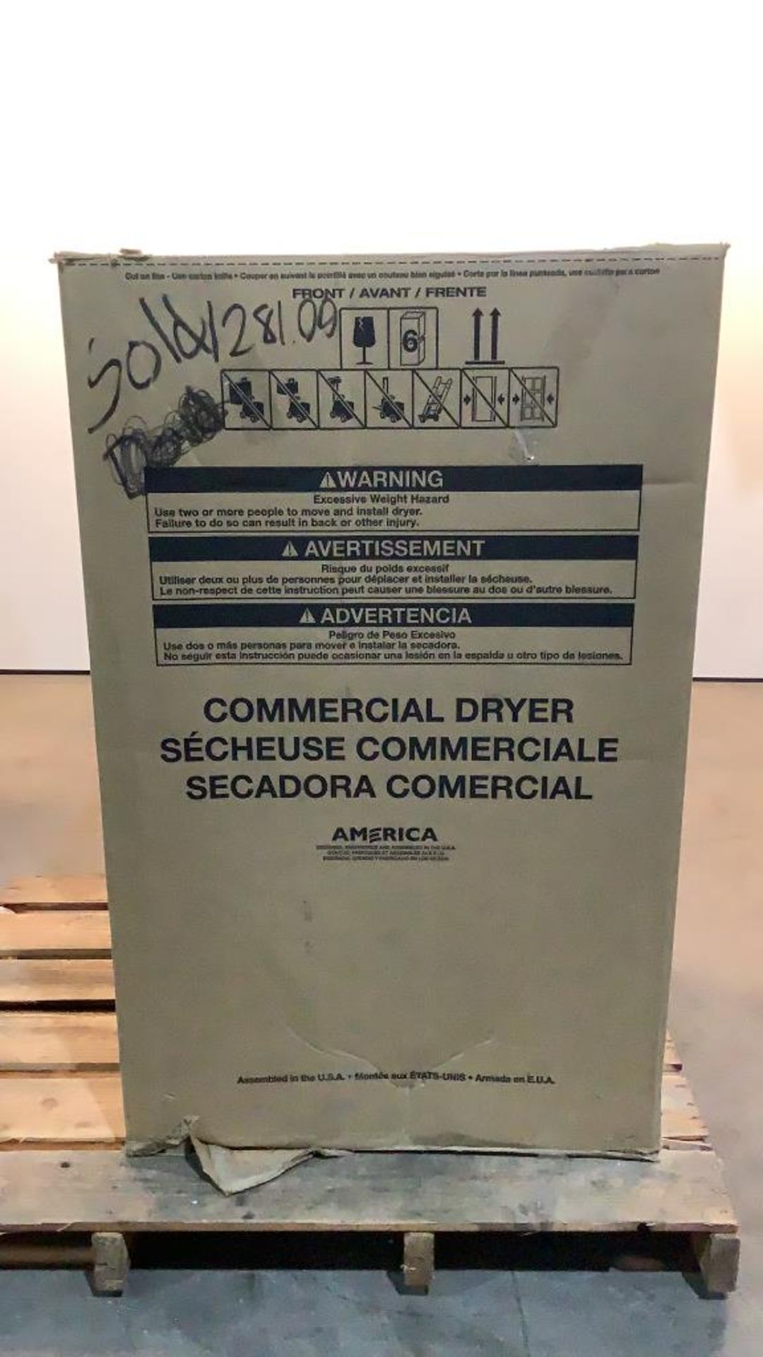 *New* Whirlpool Commerical Gas Dryer CGD9160GW - Image 17 of 20