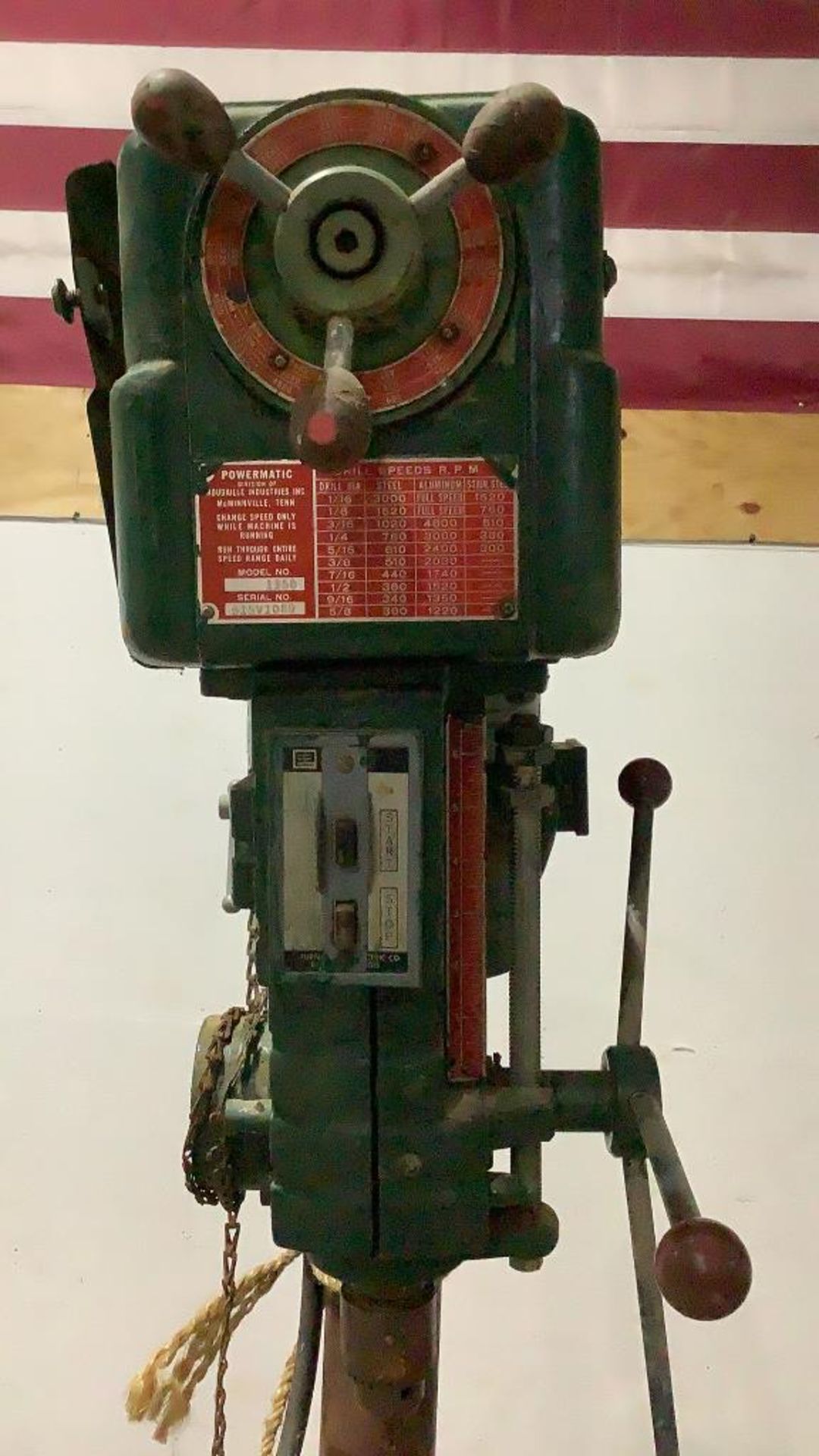 Powermatic 1150 Drill Press - Image 9 of 26