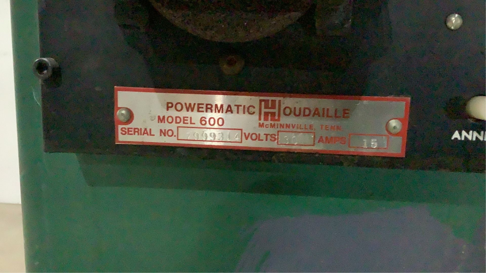 Powermatic 87 20" Vertical Band Saw - Image 13 of 35