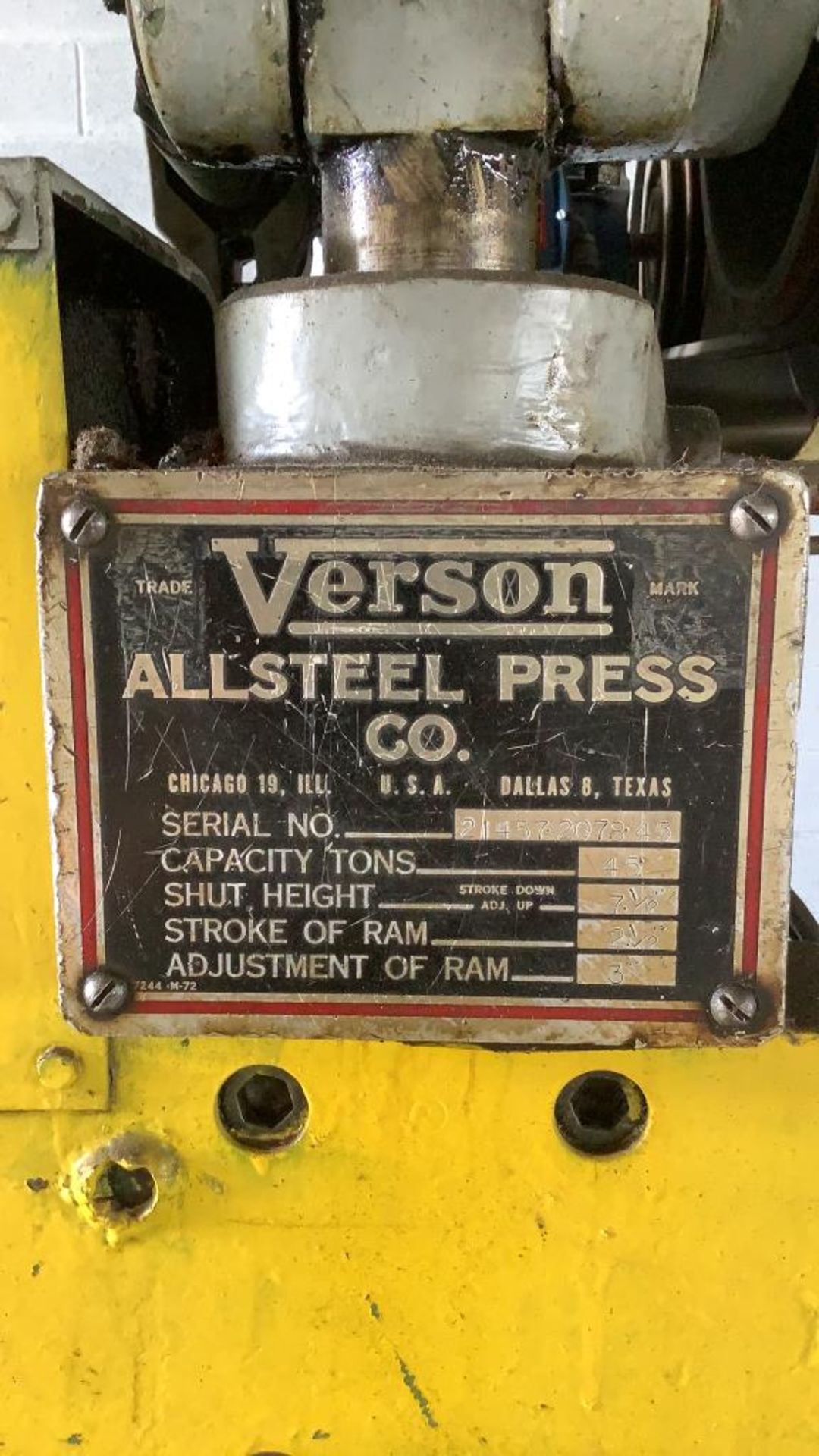 Verson 45 Ton Brake - Image 22 of 47