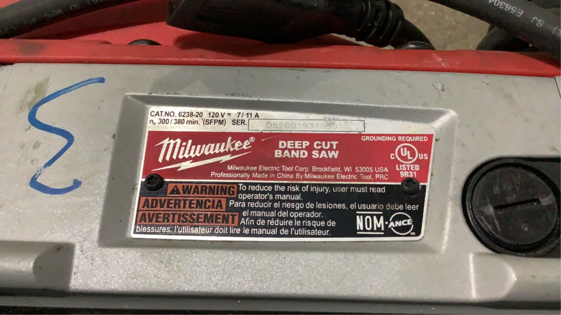 Milwaukee Deep Cut Band Saw - Image 10 of 10