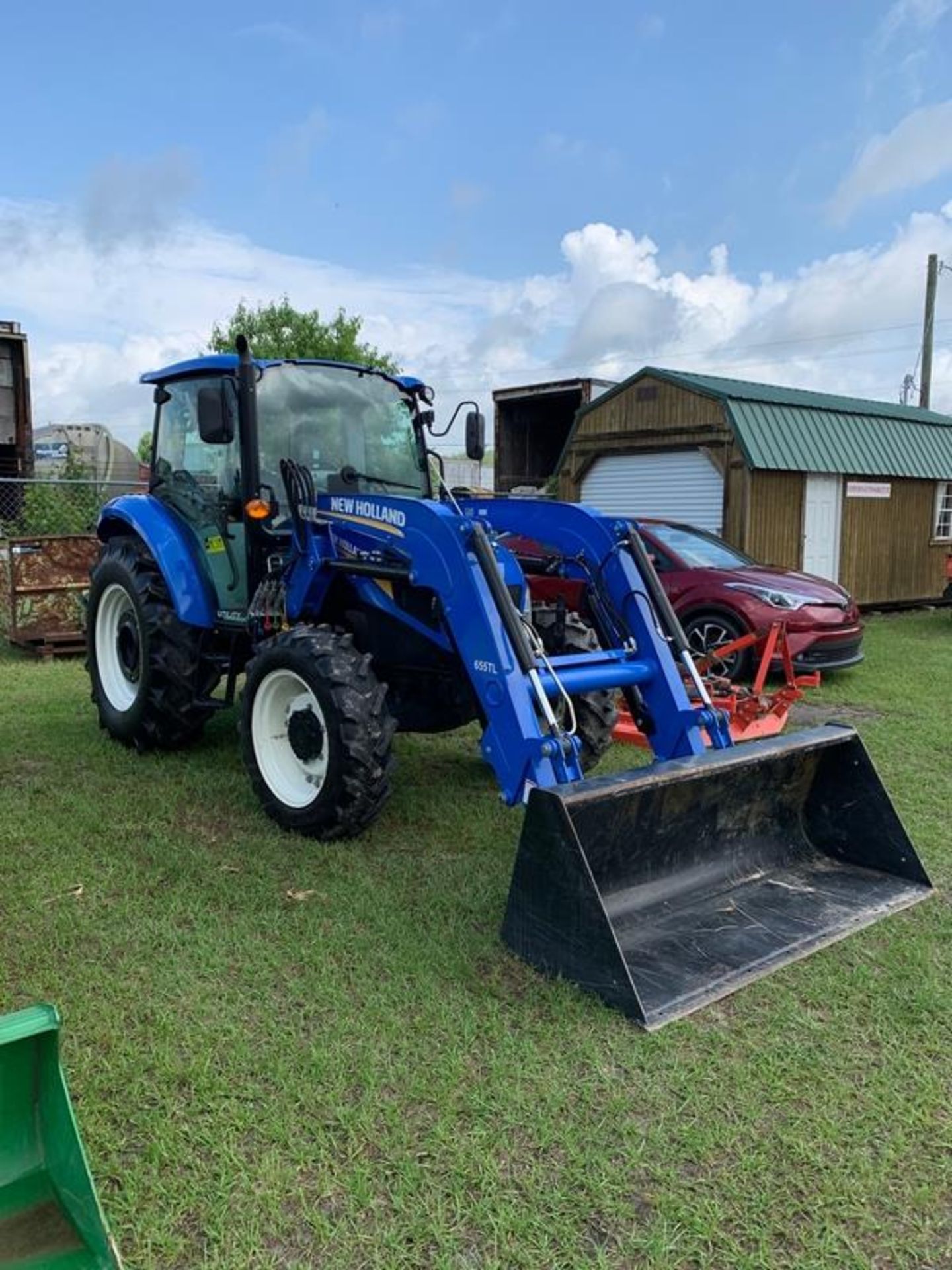 New Holland Powerstar 75 cab, 4wd, loader 485 hrs showing - Image 2 of 5