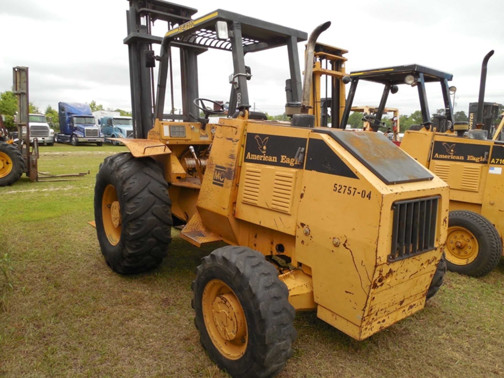 2002 American Eagle AE-6222 Fork lift 6,000 lb 4wd all terain, 8688 hrs showing - Image 4 of 4