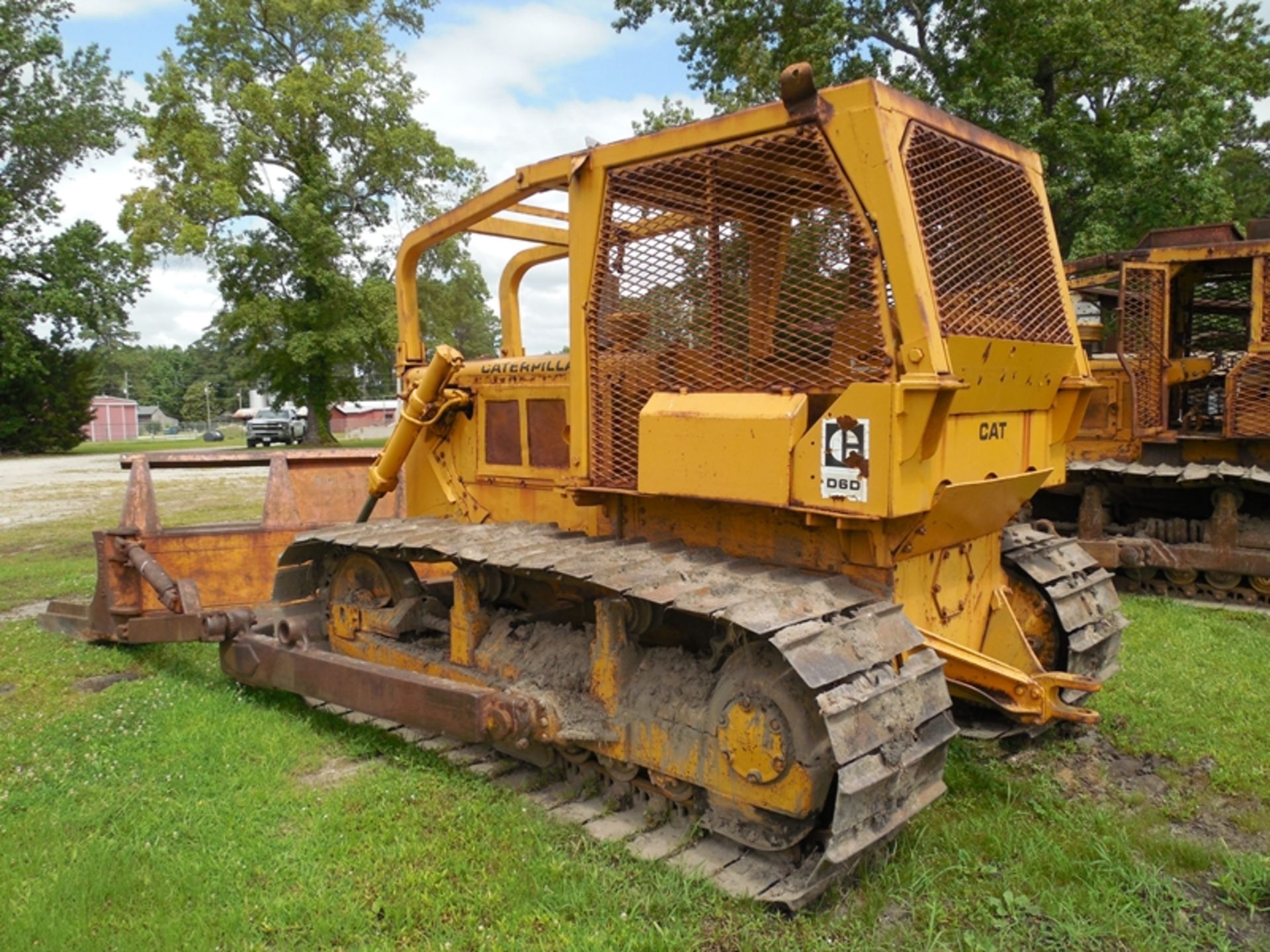 Cat D6C dozer cab, c-Frame w/Rome KG blade ser# 10K3569 - Image 4 of 7