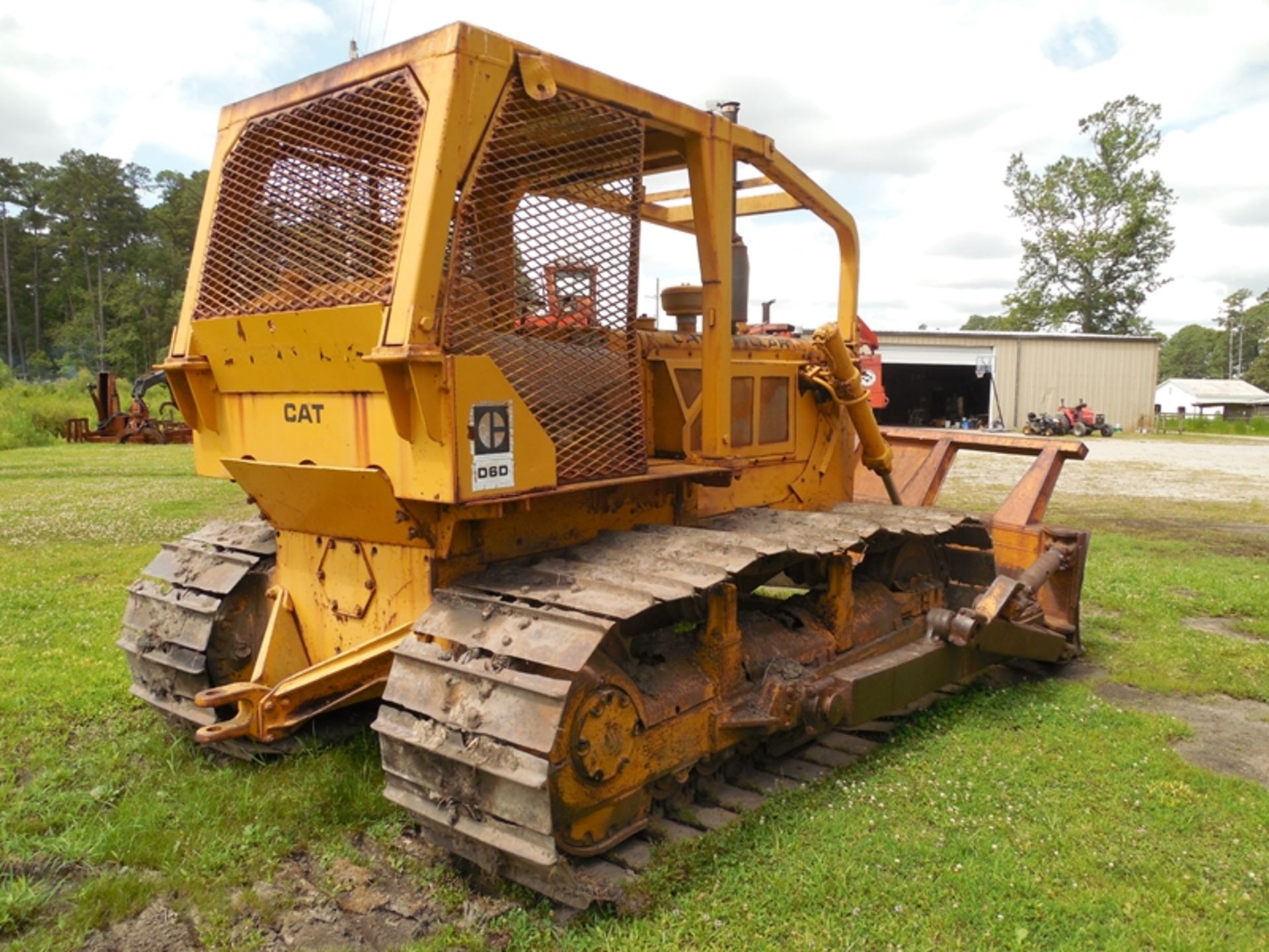 Cat D6C dozer cab, c-Frame w/Rome KG blade ser# 10K3569 - Image 3 of 7