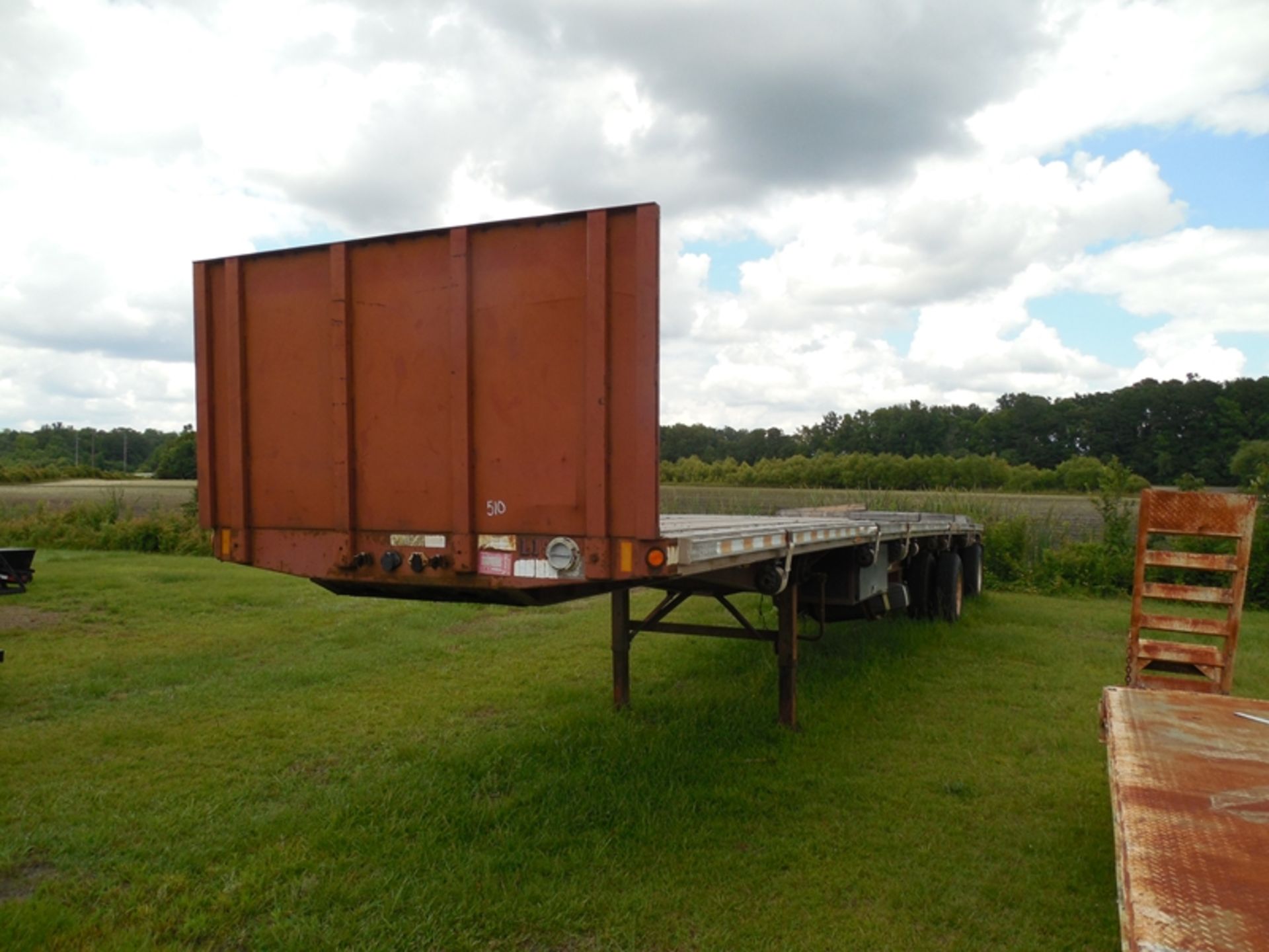 1999 Fontaine Trailer 96' x 45' aluminum over steel spread axlevin# 13N45306X1583983