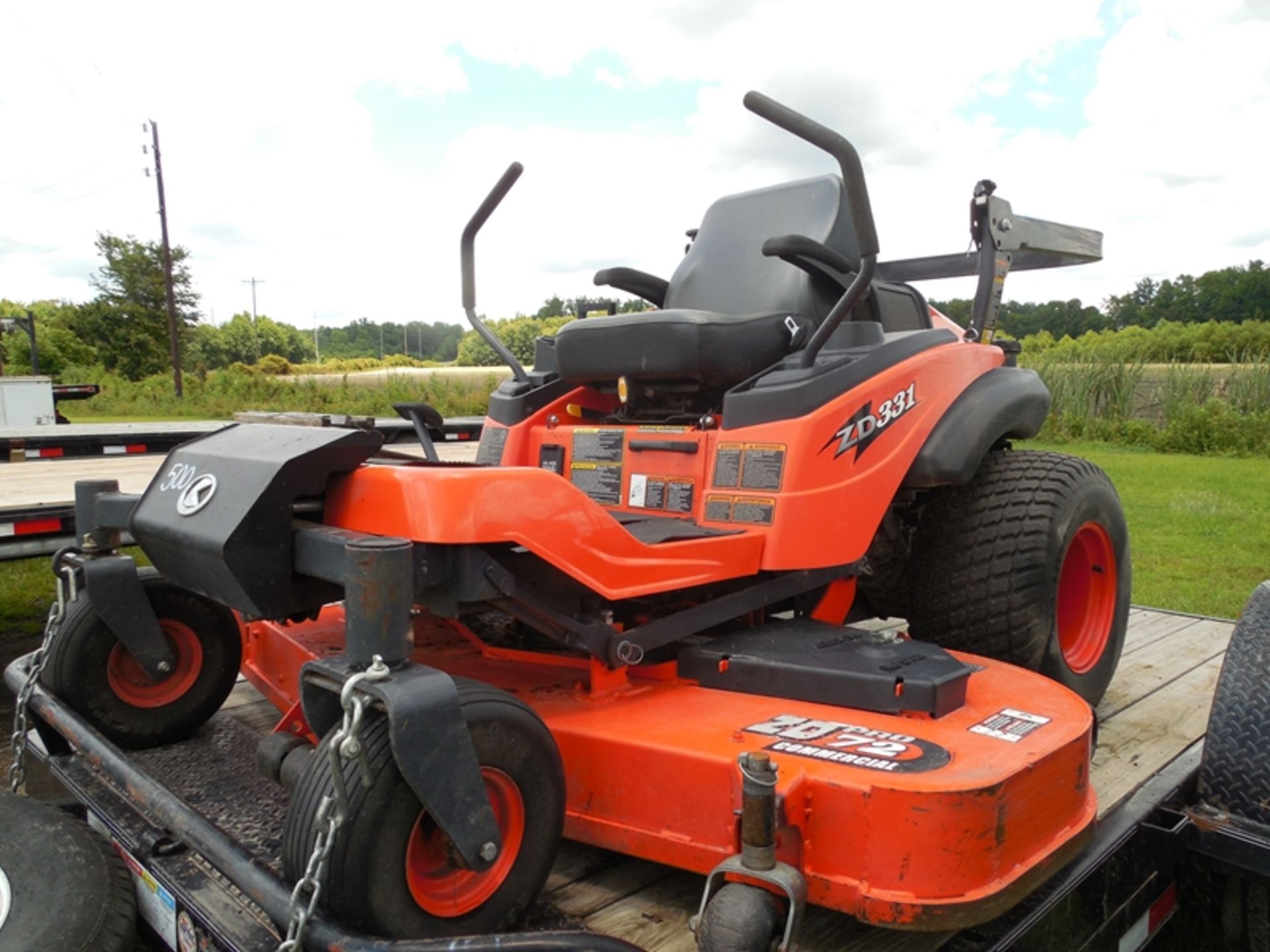 Kubota ZD331 diesel lawnmower, 72' deck 252 hrs - Image 4 of 5