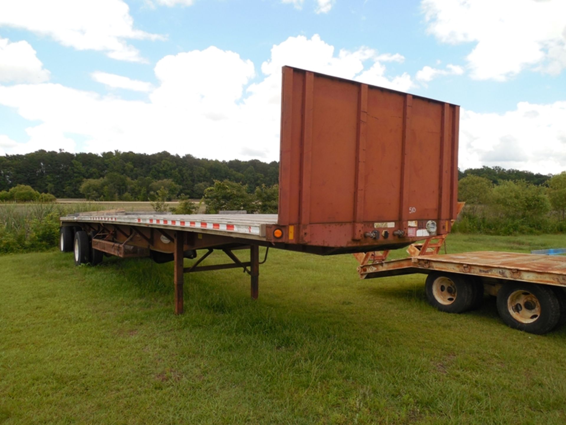 1999 Fontaine Trailer 96' x 45' aluminum over steel spread axlevin# 13N45306X1583983 - Image 2 of 4
