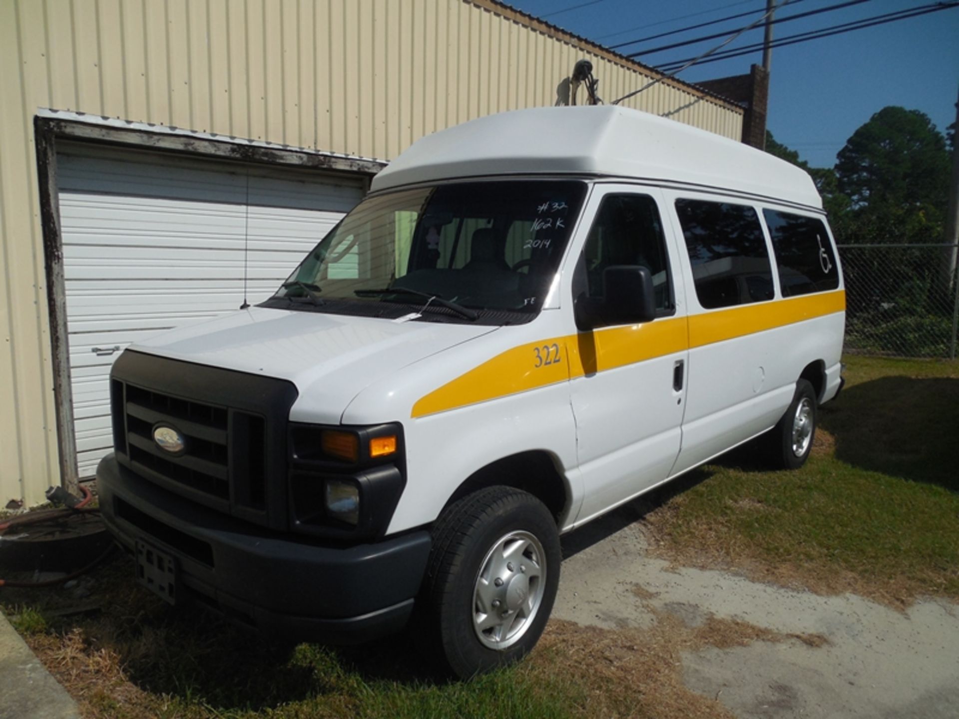 2014 Ford E150 wheel chair van vin# 1FTNE1EW3EDA59814 - 162.841 miles