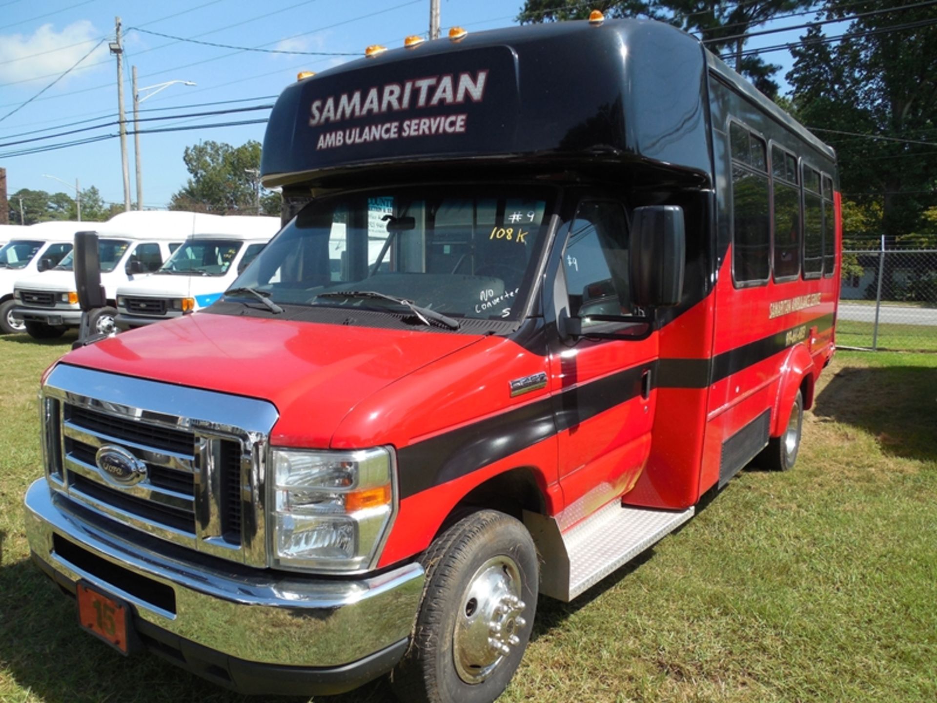 2013 Ford E450 Gas Elkhart Coach Bus vin# 1FDFE4FS4DDB03332 - 108,544 miles missing catalytic