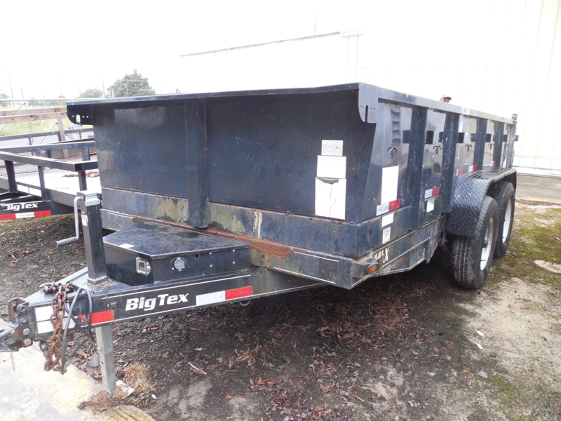 2014 BIG TEX 14LX 7-ton dump trailer vin# 16VX1424E5306311