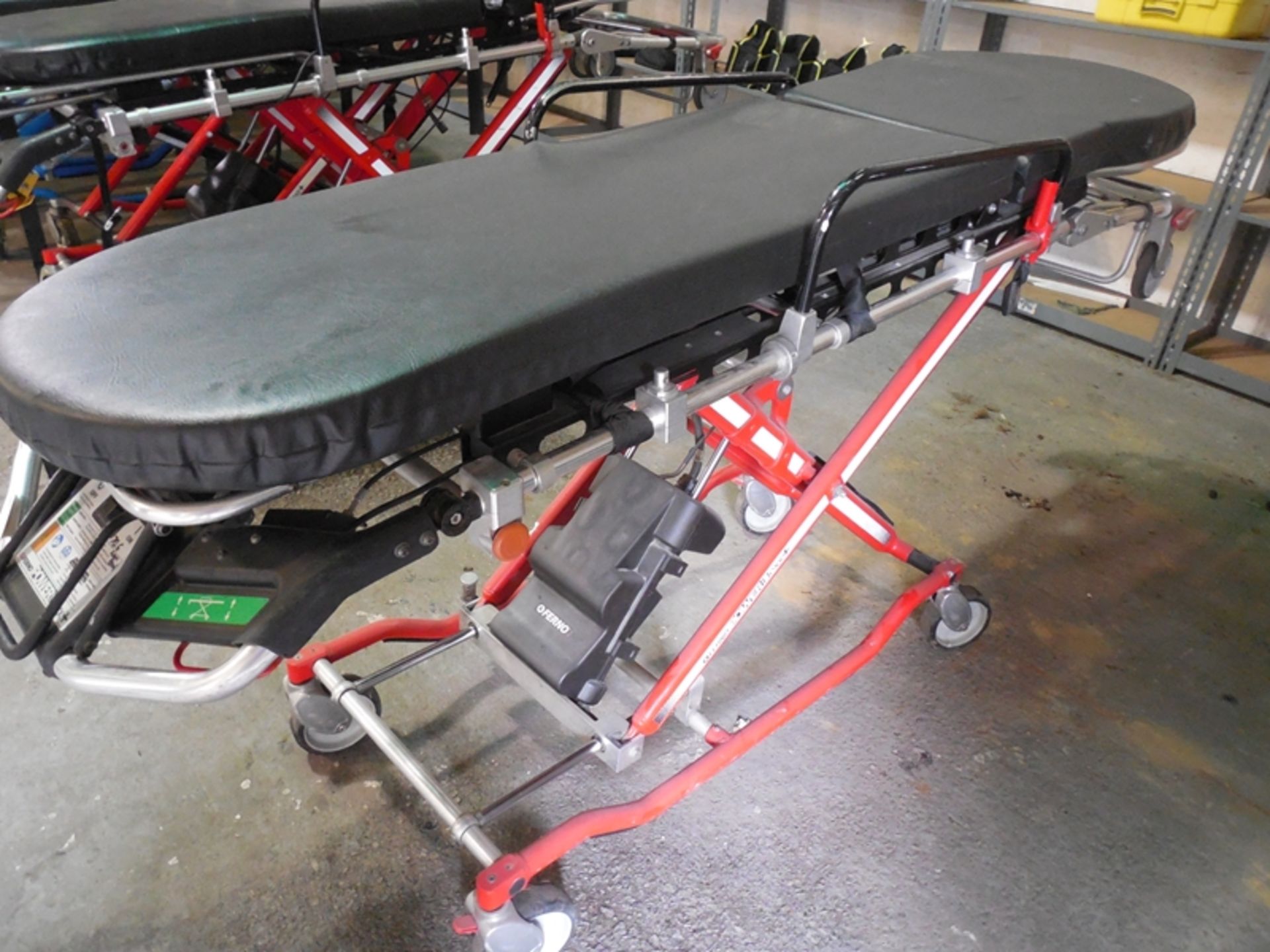 Ferno Power Flex Stretcher Red bad battery - Image 2 of 2