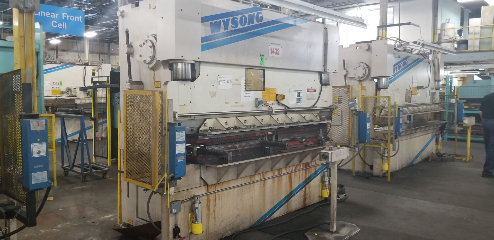 WYSONG 140-Ton x 10' Hydraulic Press Brake mod.THS140-120 s/n: TH7-108 - Image 6 of 15