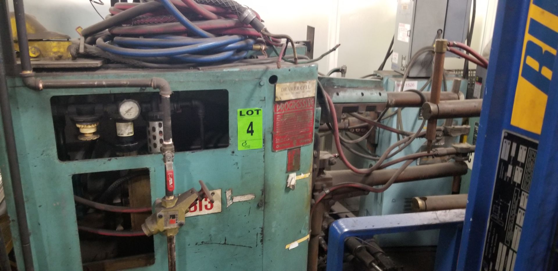 PROGRESSIVE Throat Rocker Arm Welder mod.RA 50-30, 50-kva x 30", s/n: 3675. - Image 3 of 5