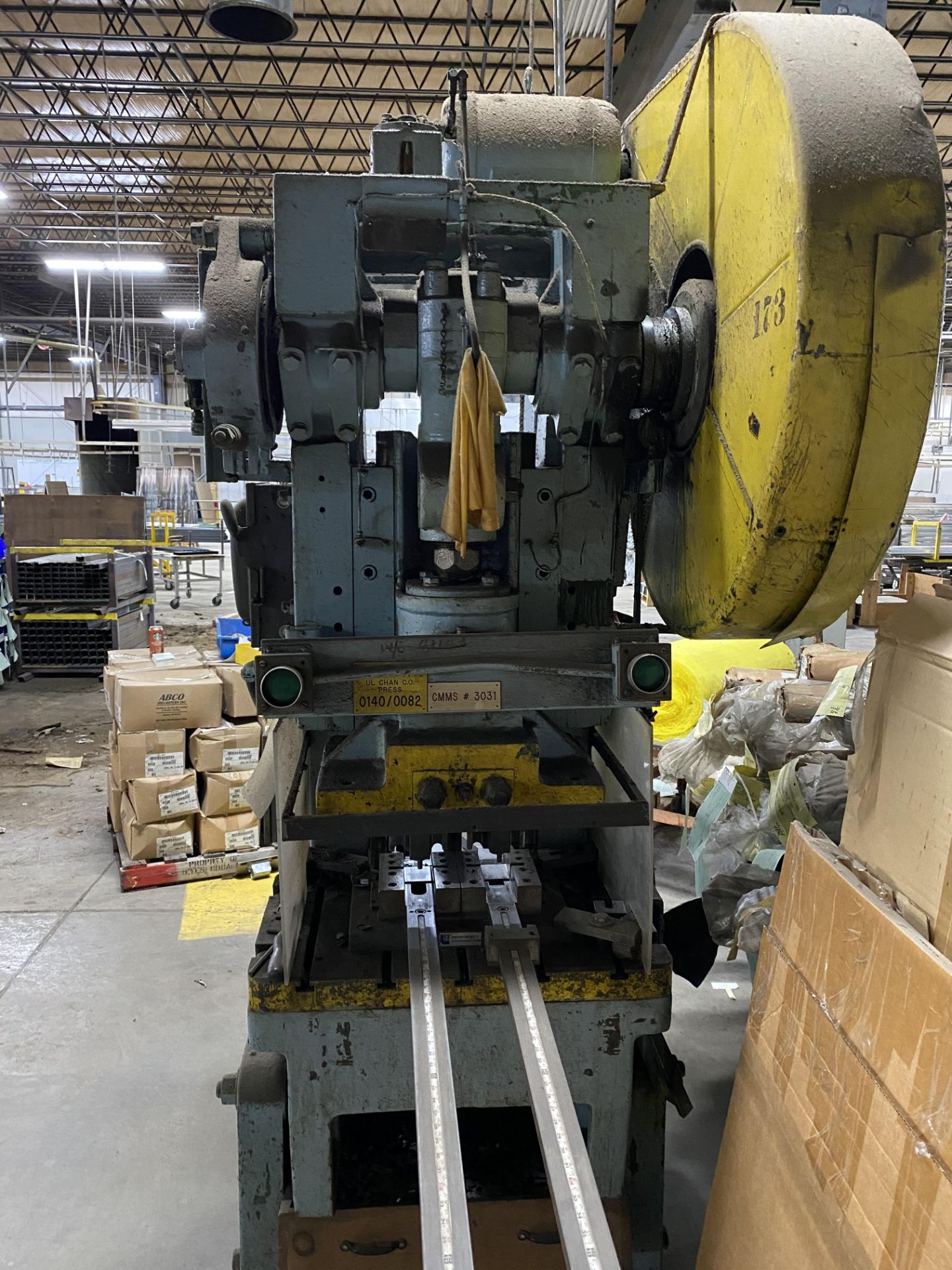 BLISS 45-Ton Mechanical OBI Press, s/n: H57796; UL Channel Cut-Off Press - Image 4 of 7