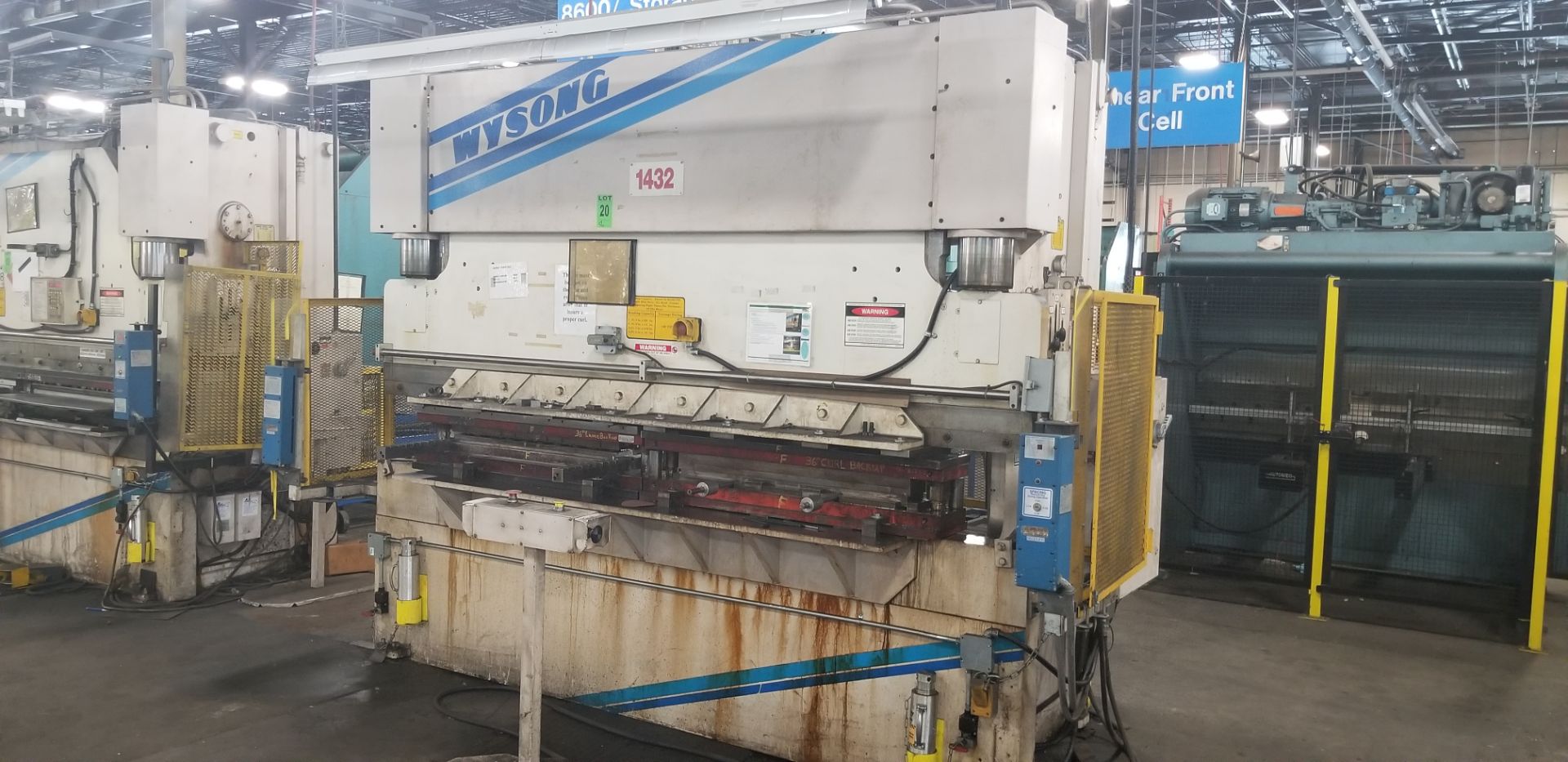 WYSONG 140-Ton x 10' Hydraulic Press Brake mod.THS140-120 s/n: TH7-108 - Image 2 of 15