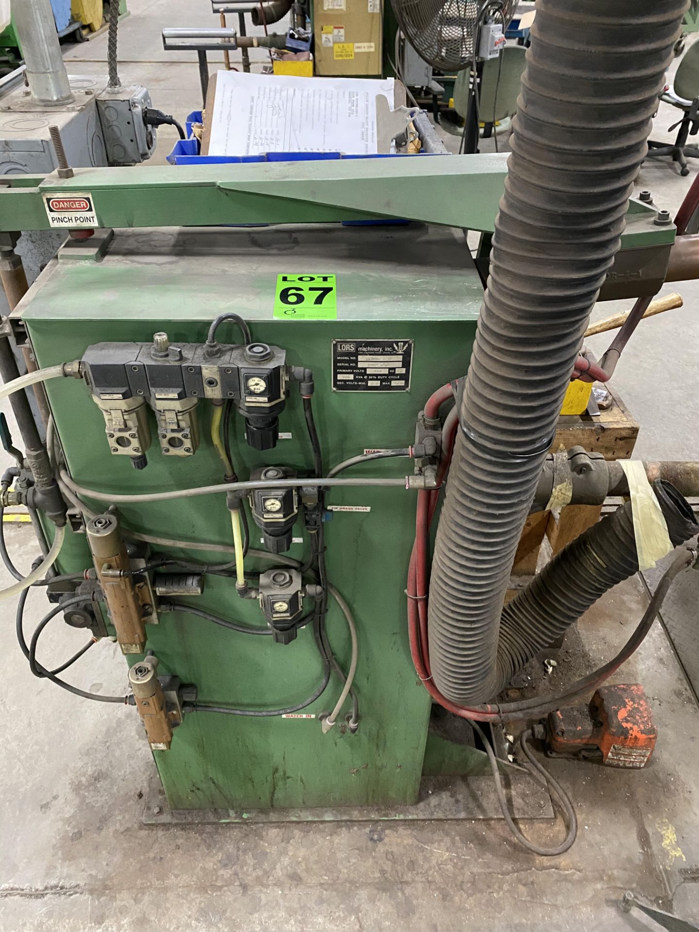 LORS Spot Welder mod.1100AR-1-DV 100-kva, s/n: 1001-7171