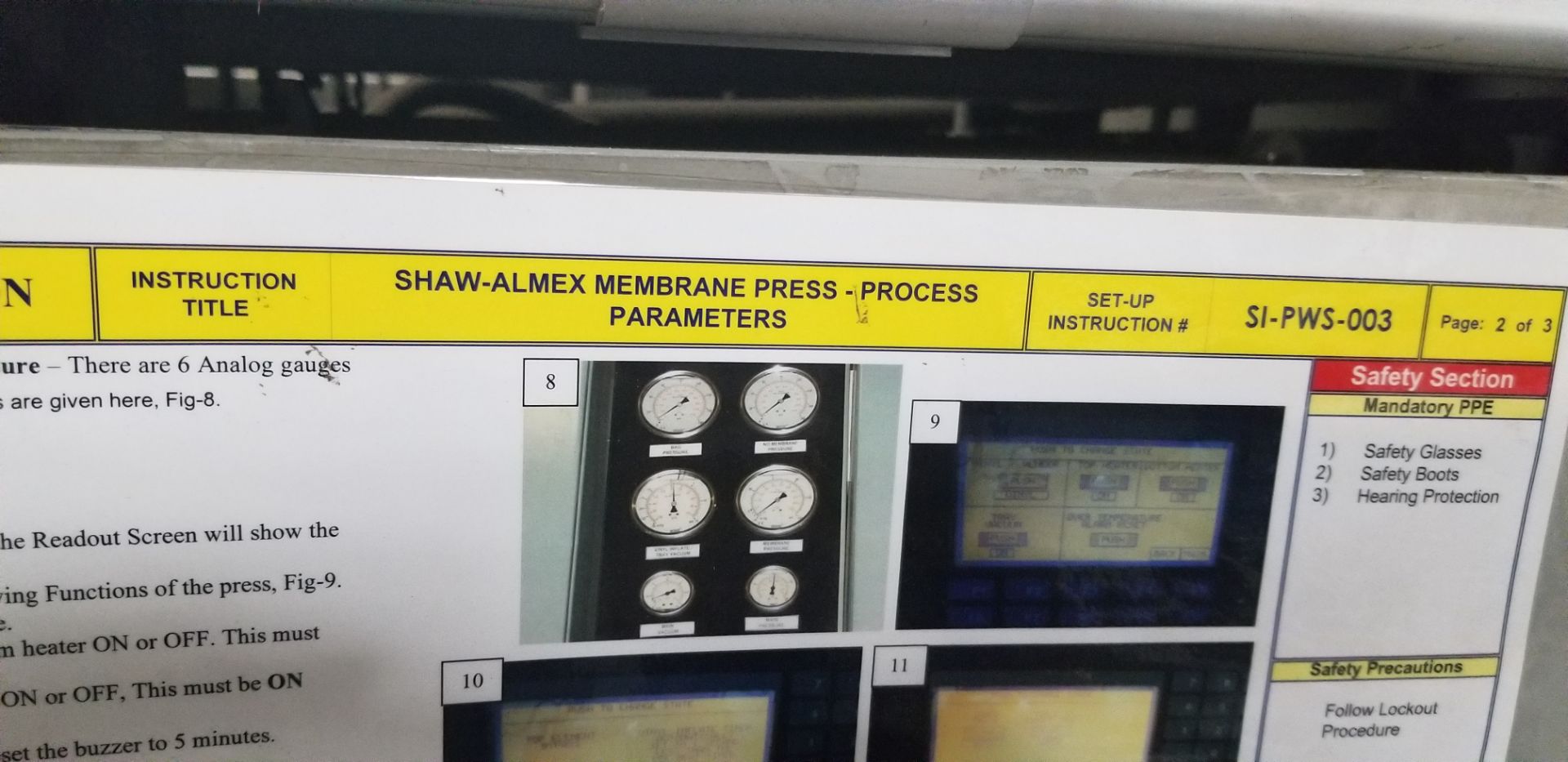 SHAW ALMEX Membrane Press mod.TL6-64-138OST - Image 7 of 14