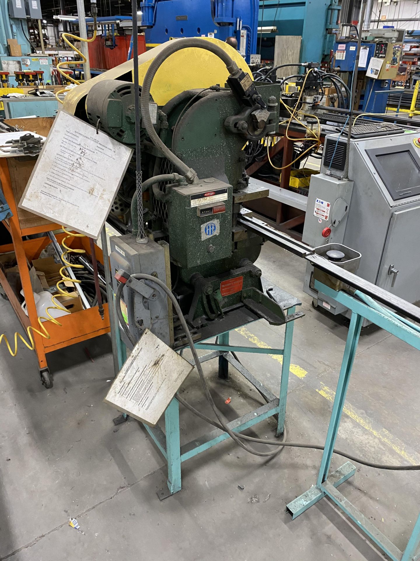 ROUSSELLE 5-Ton Mechanical OBI Punch Press mod.0A 5-Ton Post, s/n: 23770 - Image 4 of 5
