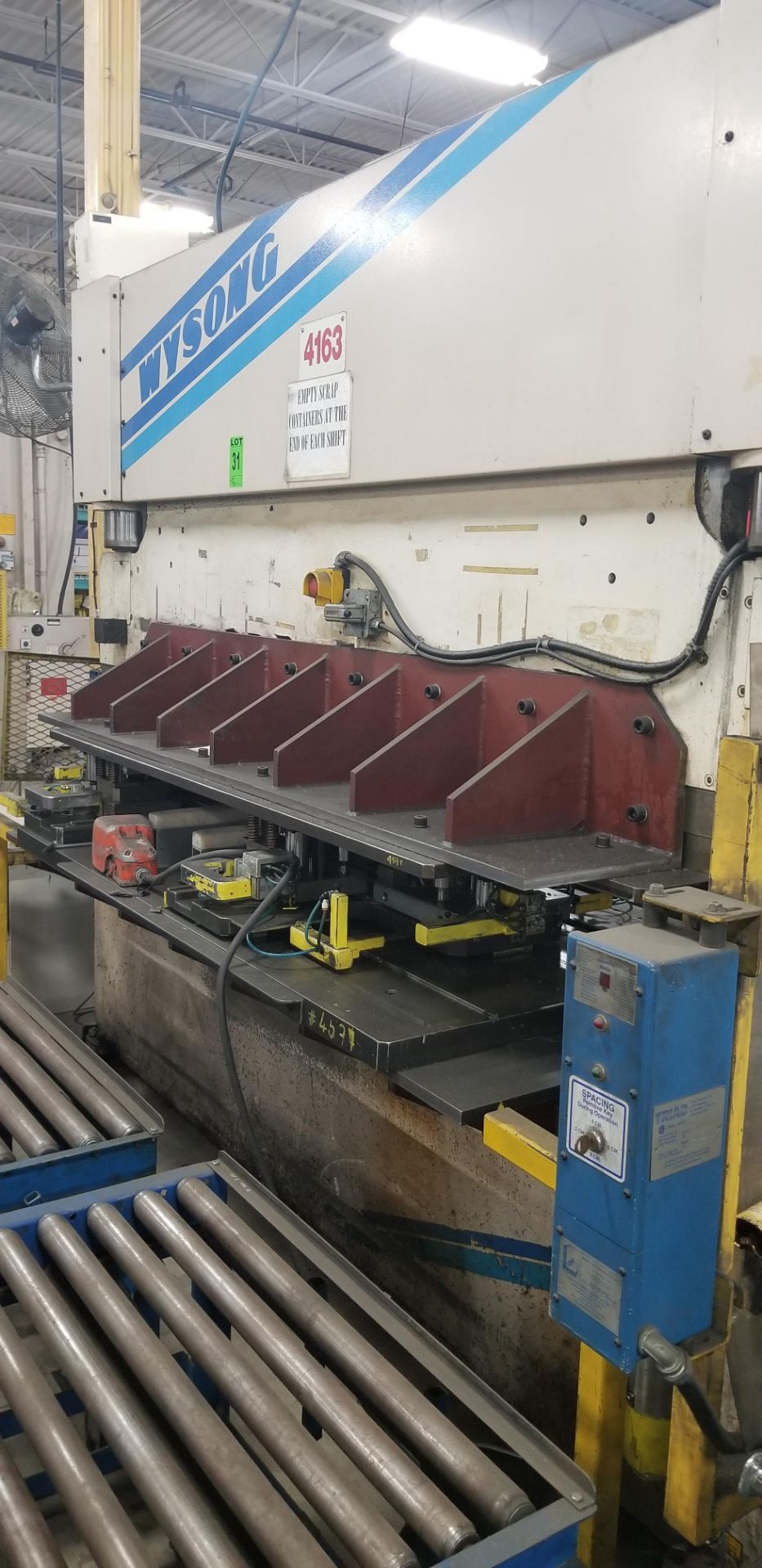 WYSONG 140-Ton x 10' Hydraulic Press Brake mod.THS140-120 s/n: TH7-101 - Image 15 of 15