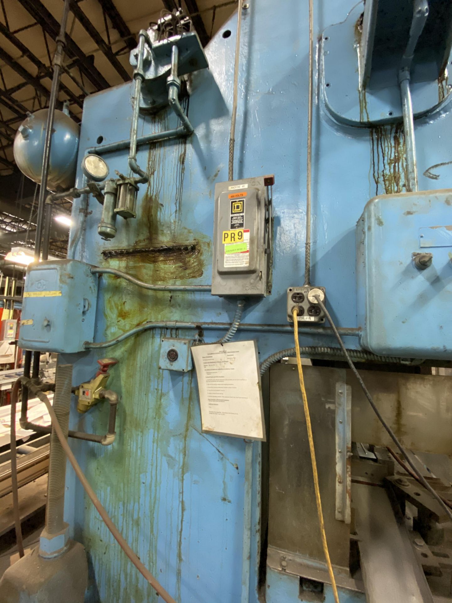 MINSTER 110-Ton Mechanical OBI Punch Press mod.No. 9 - Image 10 of 11