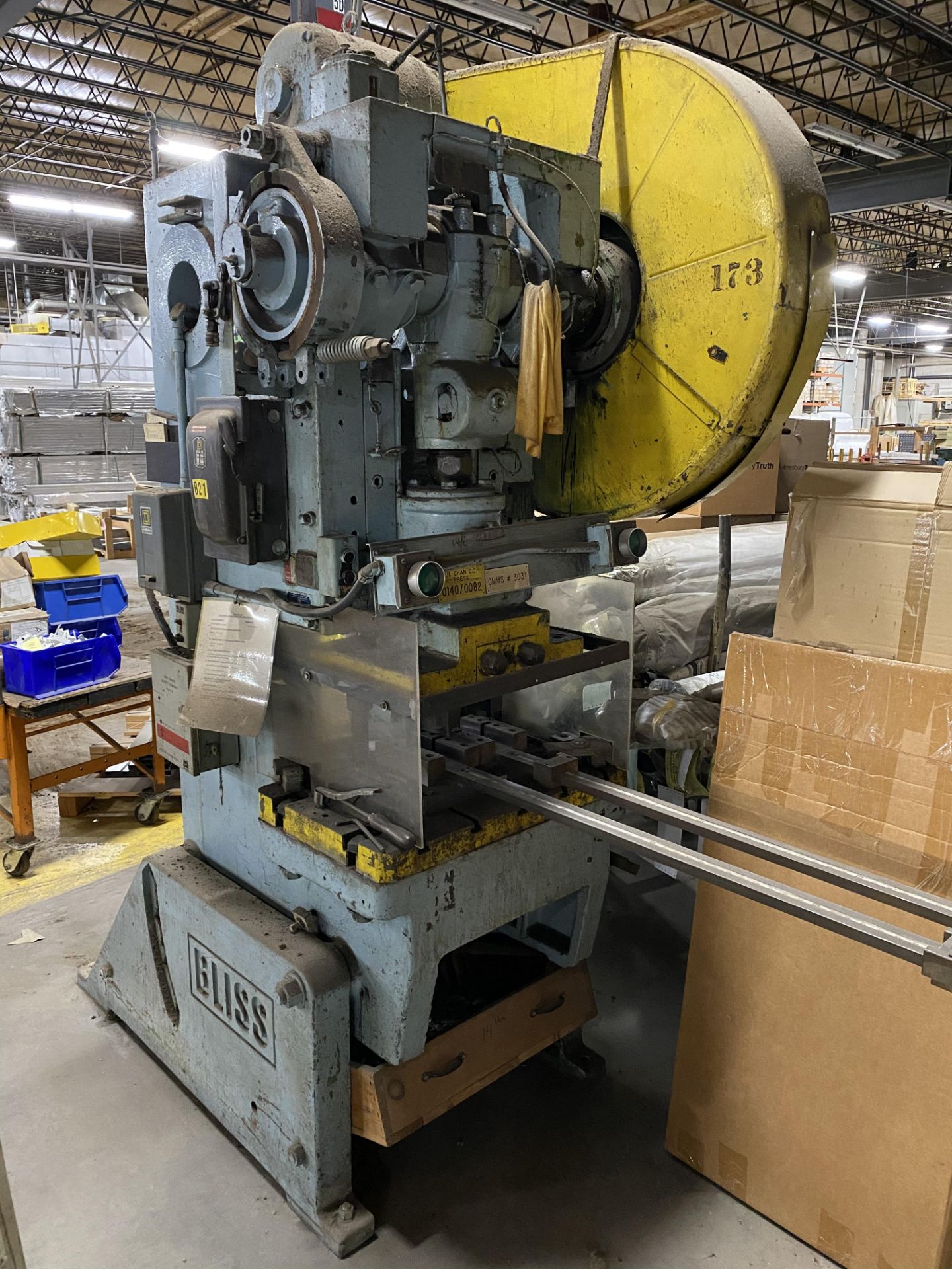BLISS 45-Ton Mechanical OBI Press, s/n: H57796; UL Channel Cut-Off Press - Image 2 of 7