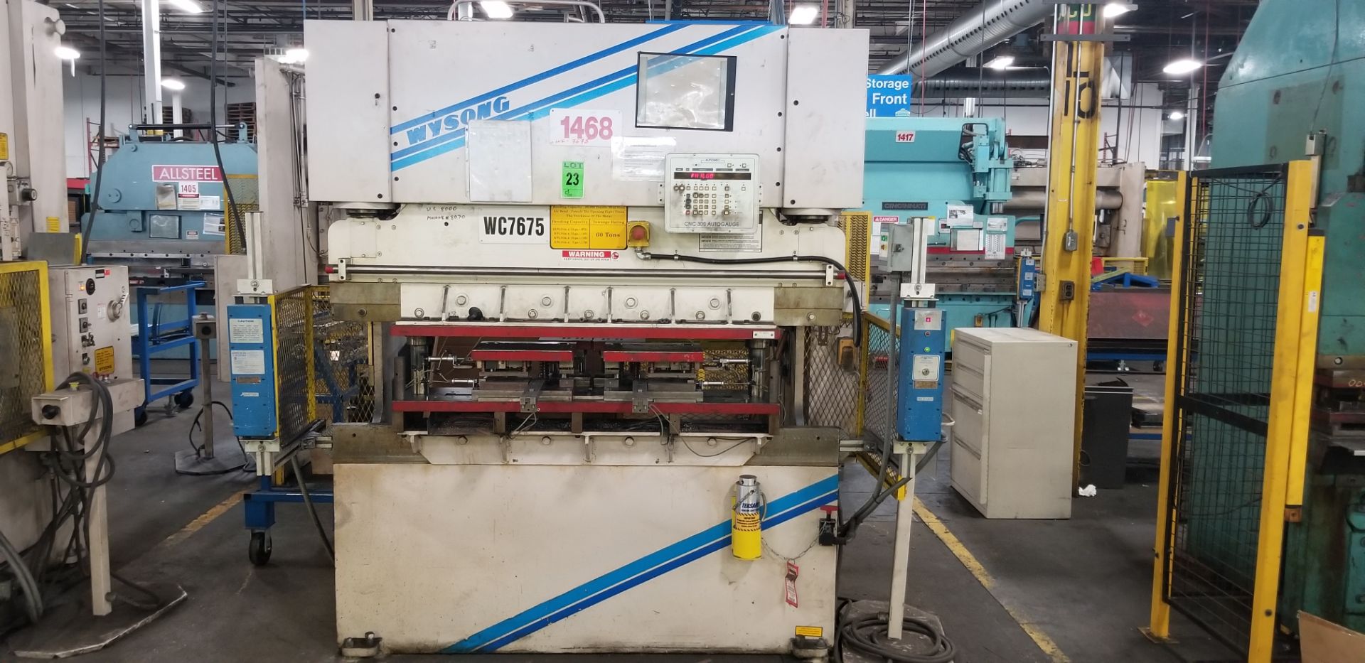 WYSONG 60-Ton x 6' Hydraulic Press Brake mod. THS60-72, s/n: TH5-114