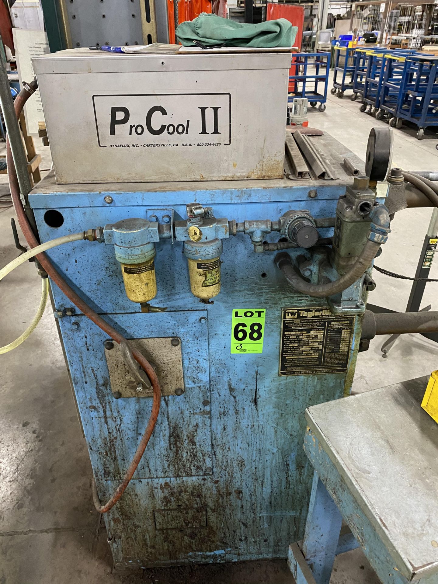 TAYLOR Spot Welder mod.87395 100-kva, s/n: NO-48-75