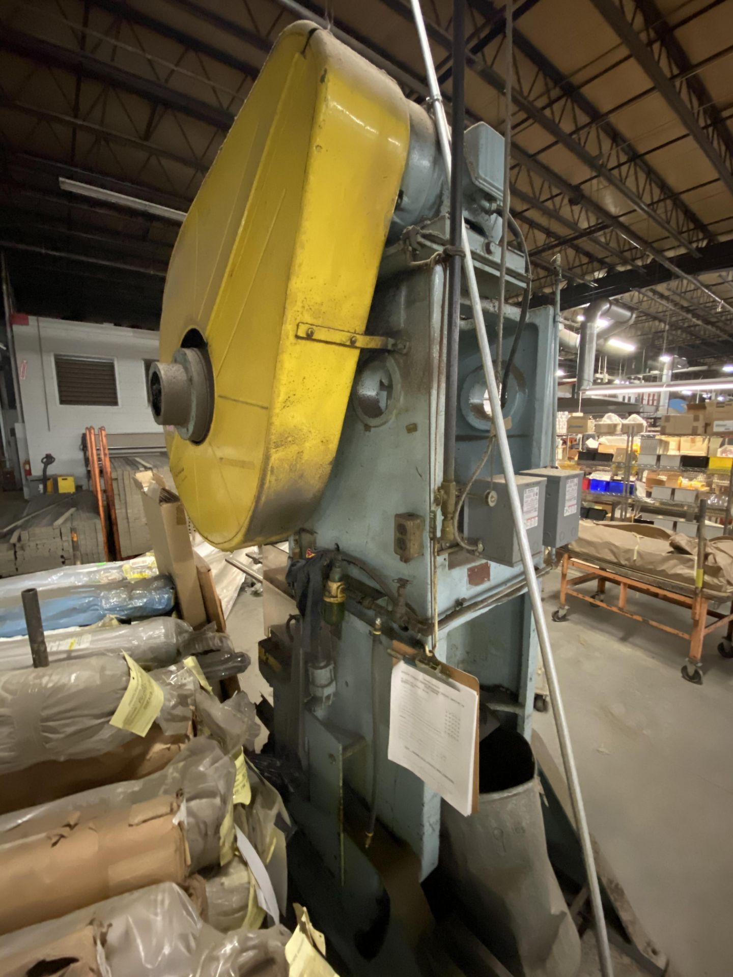 BLISS 45-Ton Mechanical OBI Press, s/n: H57796; UL Channel Cut-Off Press - Image 6 of 7