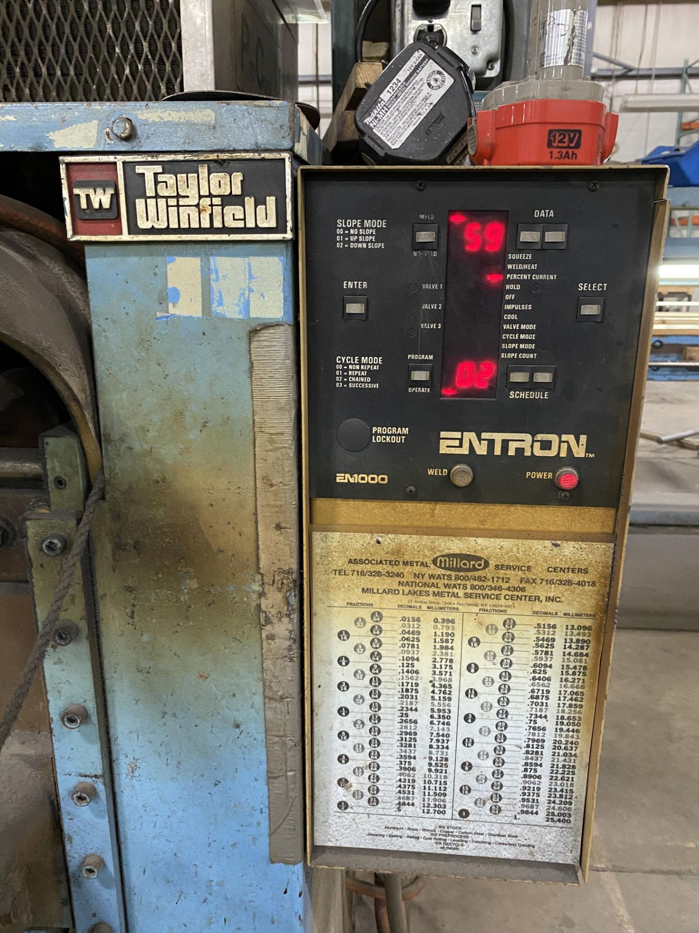 TAYLOR Spot Welder mod.87395 100-kva, s/n: NO-48-75 - Image 4 of 7