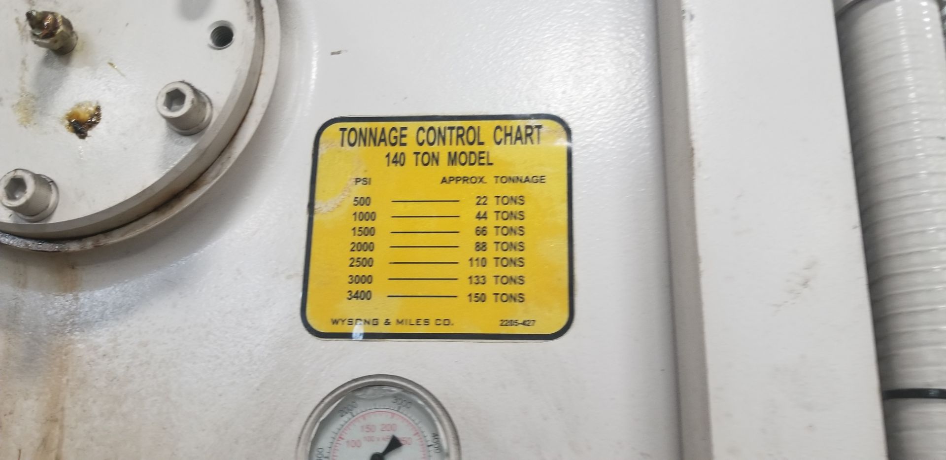 WYSONG 140-Ton x 10' Hydraulic Press Brake mod.THS140-120 s/n: TH7-108 - Image 14 of 15