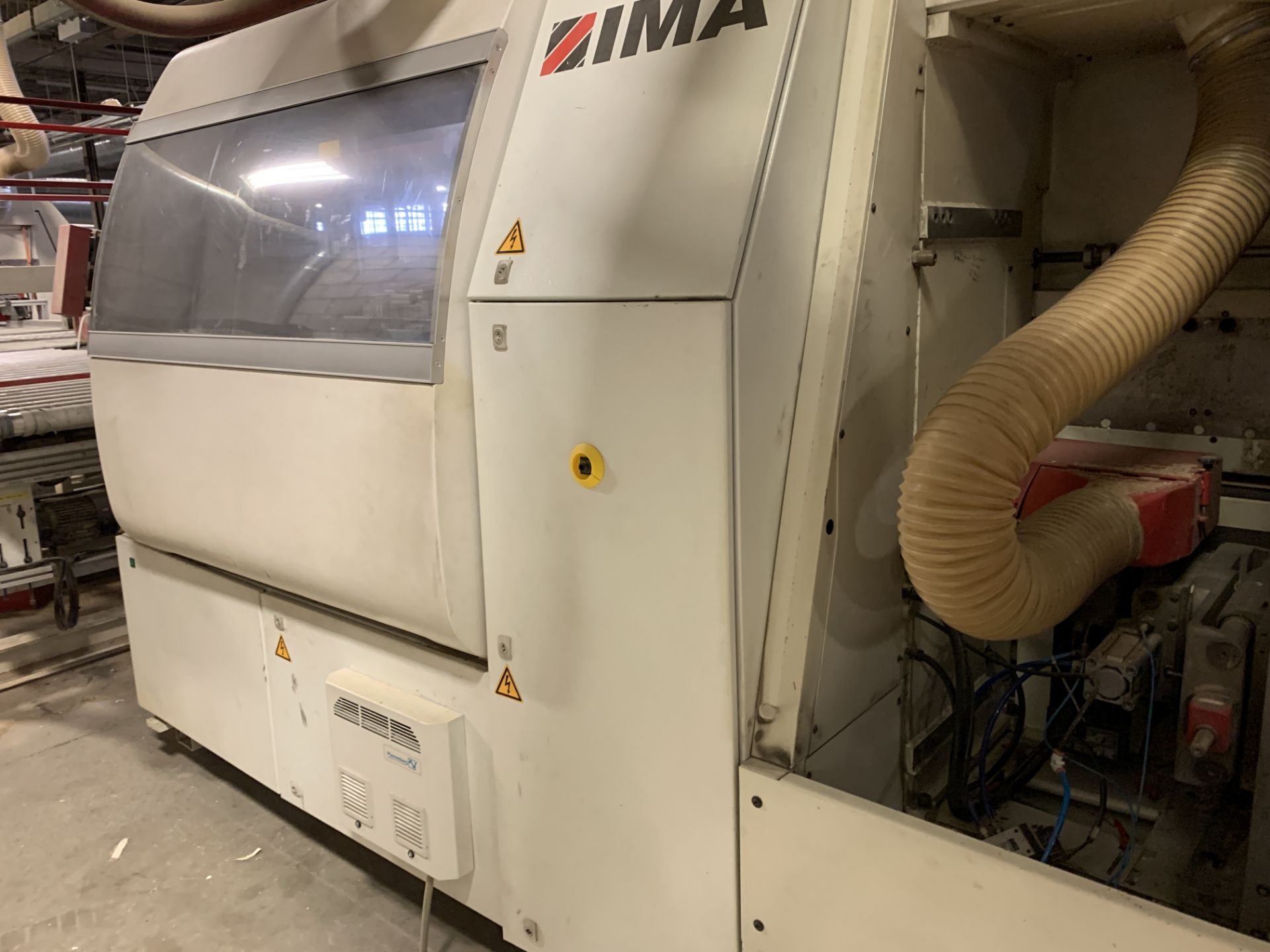 IMA (COMBIMA/II/950 & 790) DOUBLE SIDED EDGE BANDER / SOFT FORMER WITH (2) PANEL TURNERS - Image 11 of 25