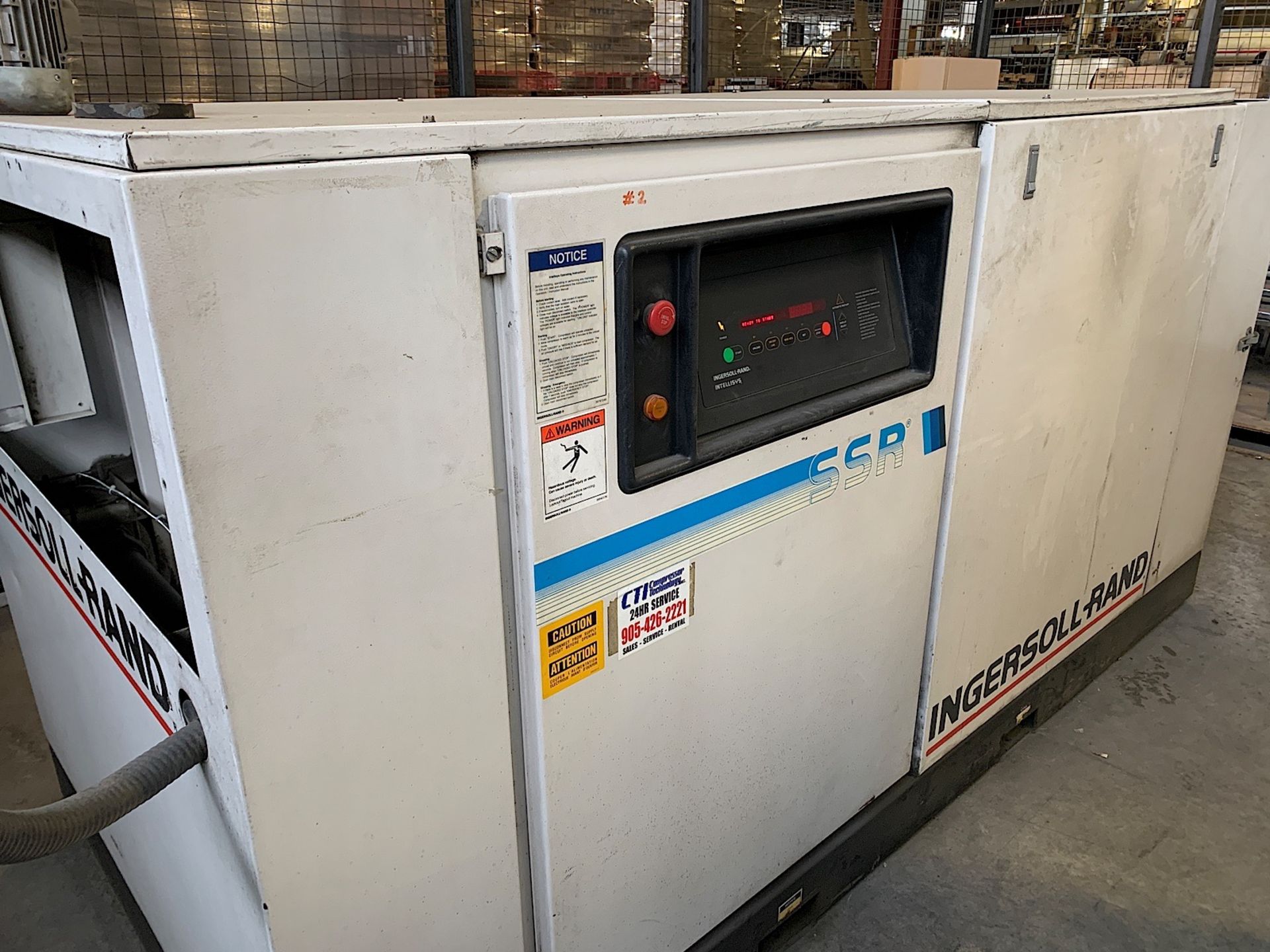 INGERSOLL-RAND (SSR-EP100) 100 HP ROTARY SCREW AIR COMPRESSOR