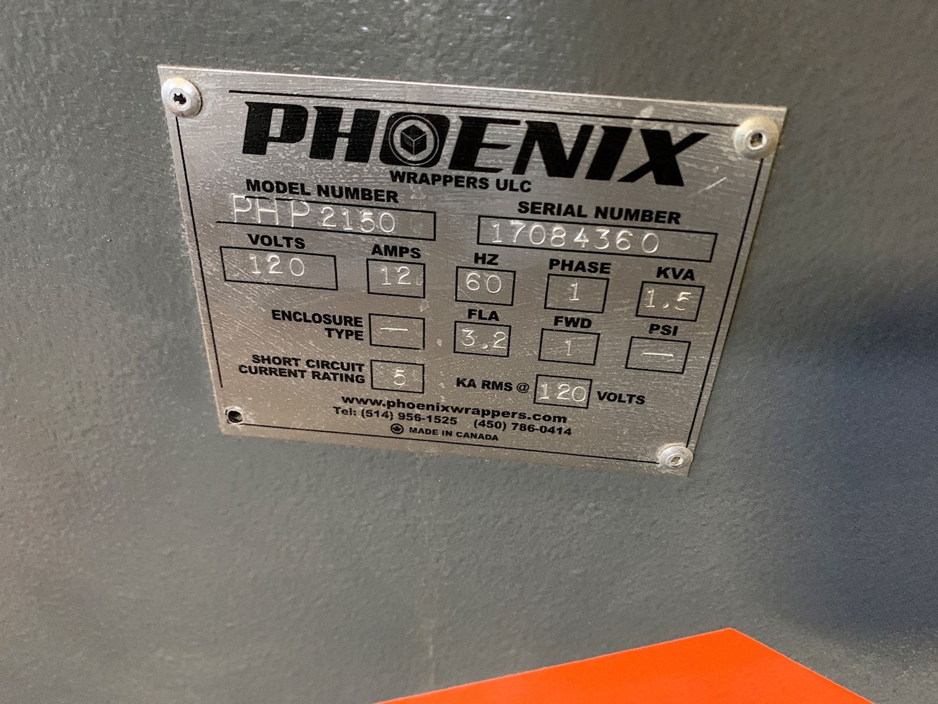 PHEONIX (PHP 2150) PALLET WRAPPER - Image 2 of 4