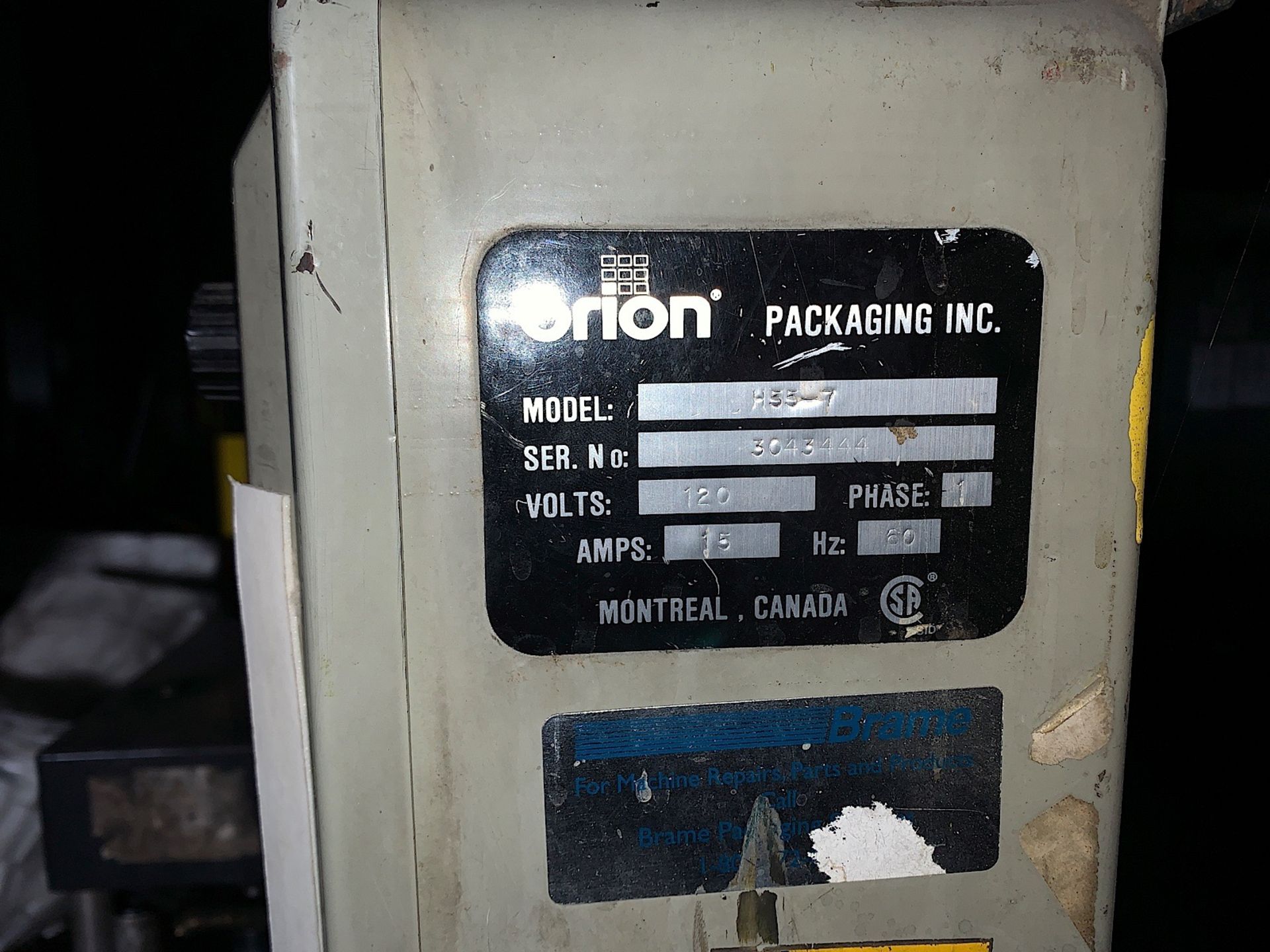 ORION (H55-7) PALLET WRAPPER - Image 3 of 3