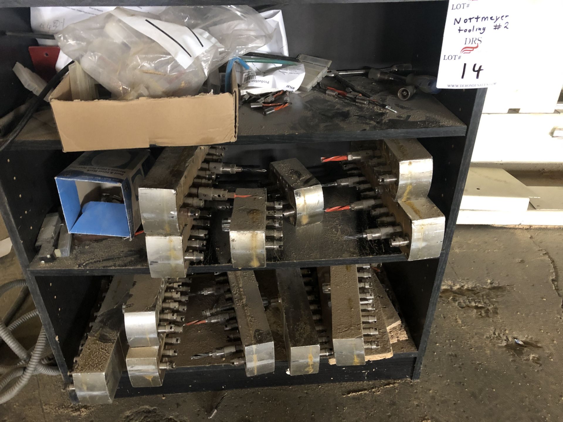 LOT OF SPARE DRILL BANKS FOR NOTTMEYER MACHINES