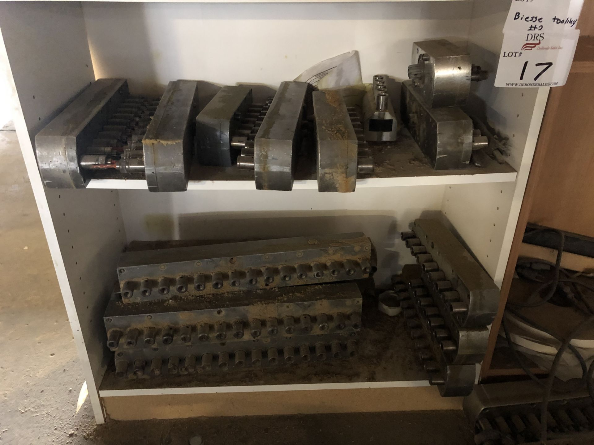 LOT OF SPARE DRILL BANKS FOR BIESSE DRILLS