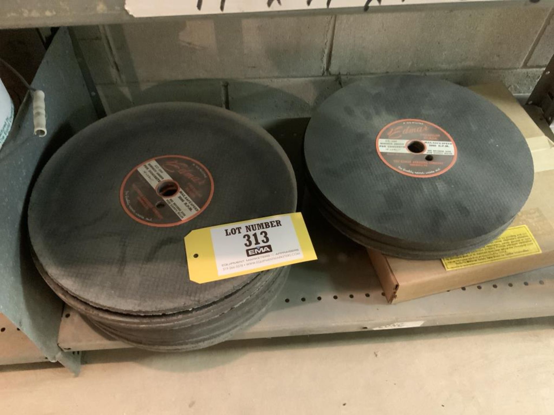 Approximately (24) abrasive blades