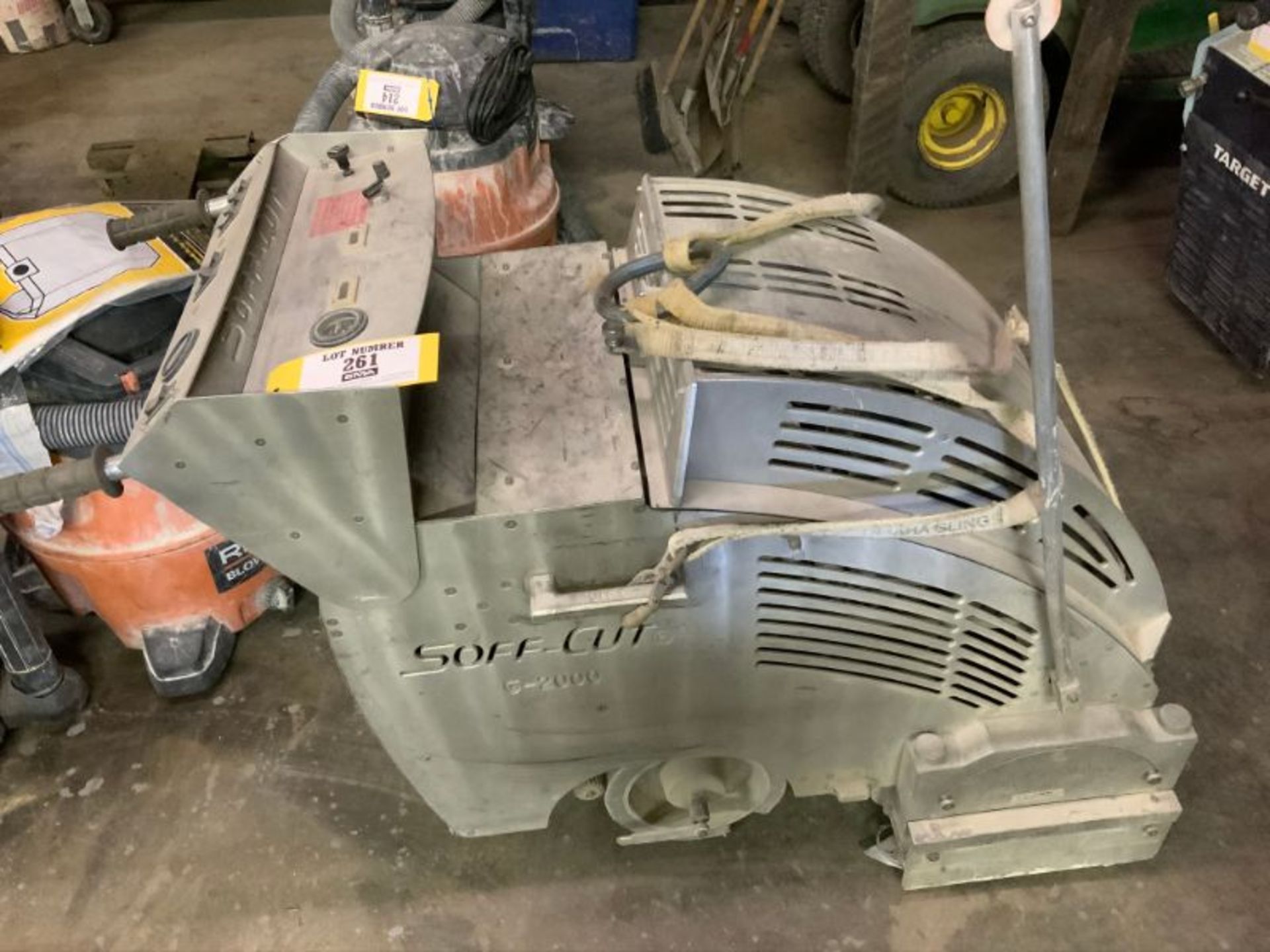 Soff-Cut concrete saw