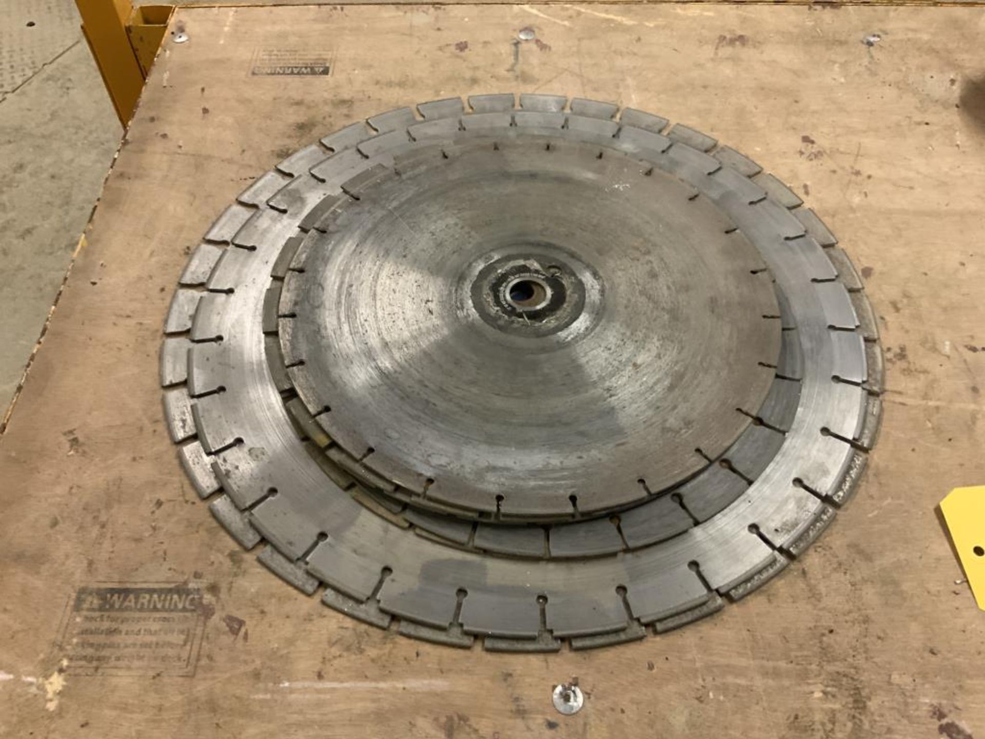 (7) Used diamond blades