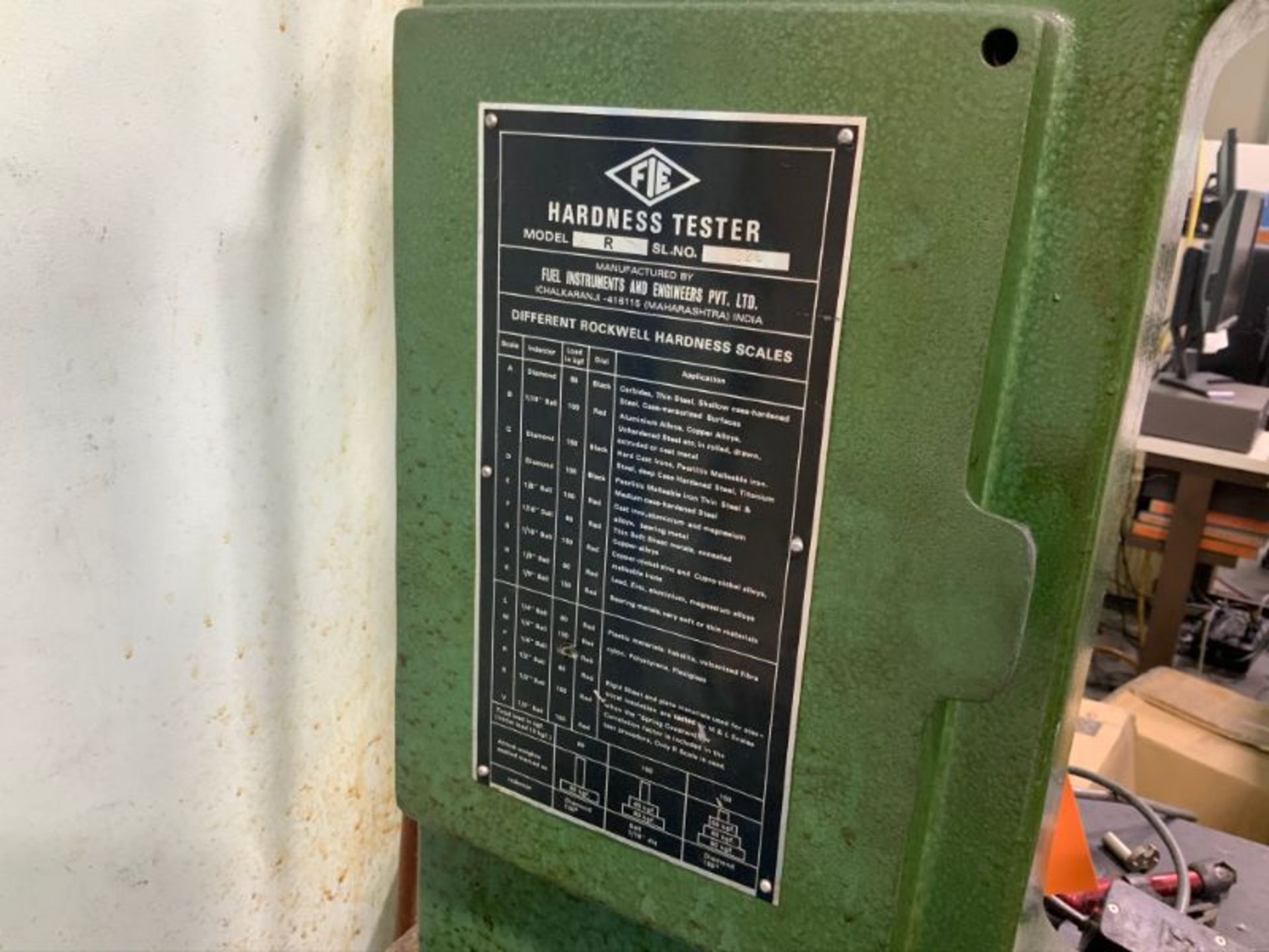 FIE Hardness Tester Model R - Image 2 of 3