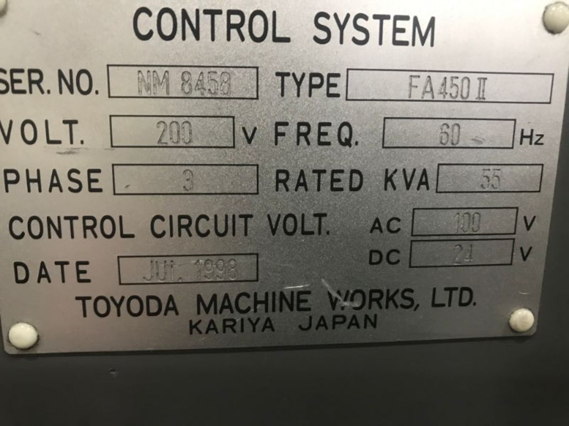 2002 Toyoda, FA450II - Image 6 of 7