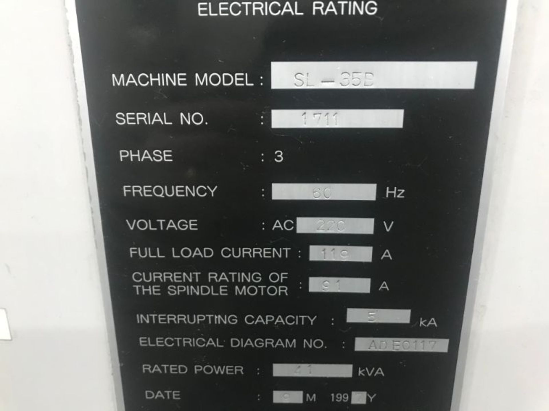 1997 Mori Seiki, SL-35-750 - Image 2 of 6