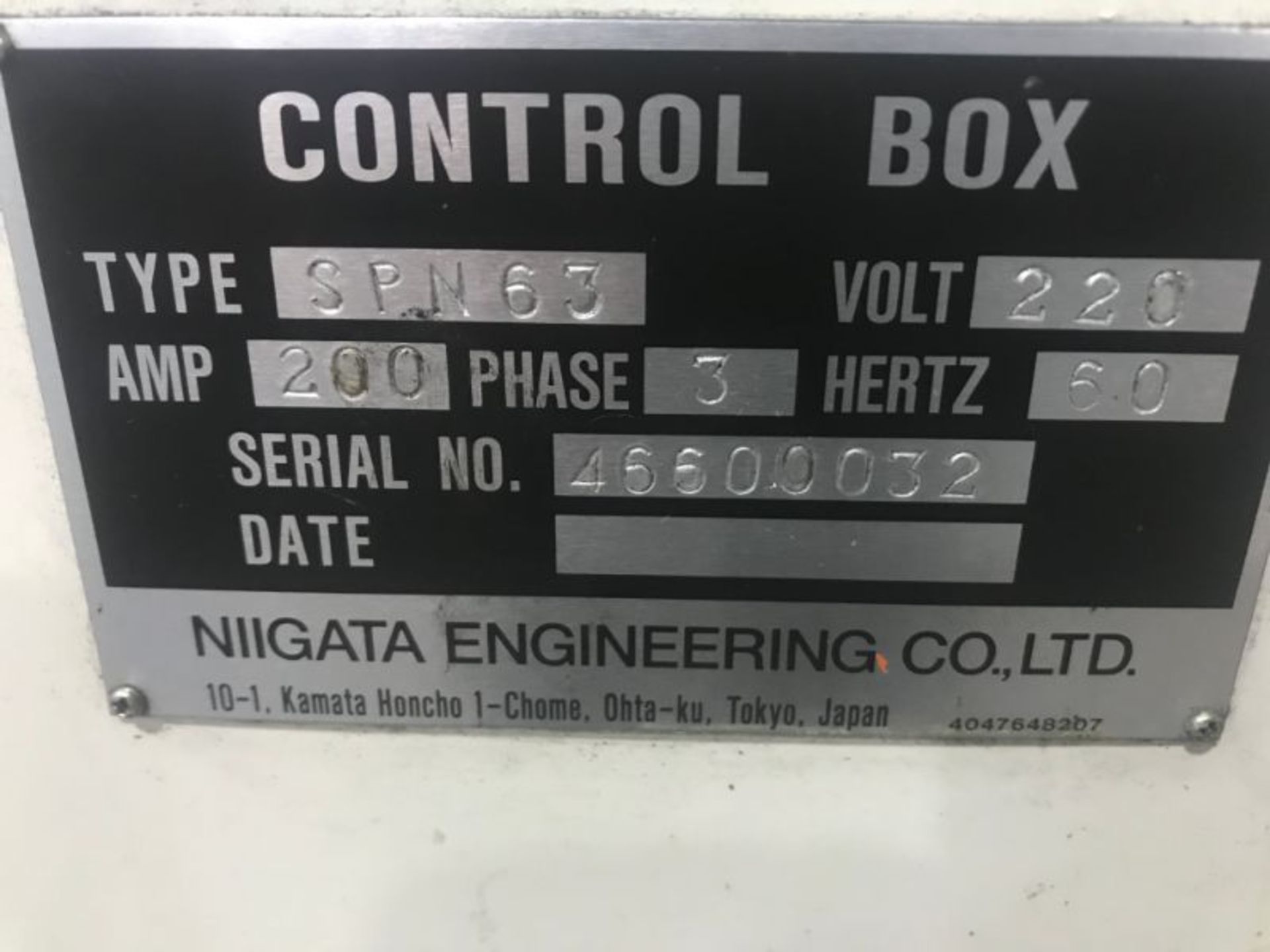 1998 Niigata, SPN-63 - Image 3 of 8